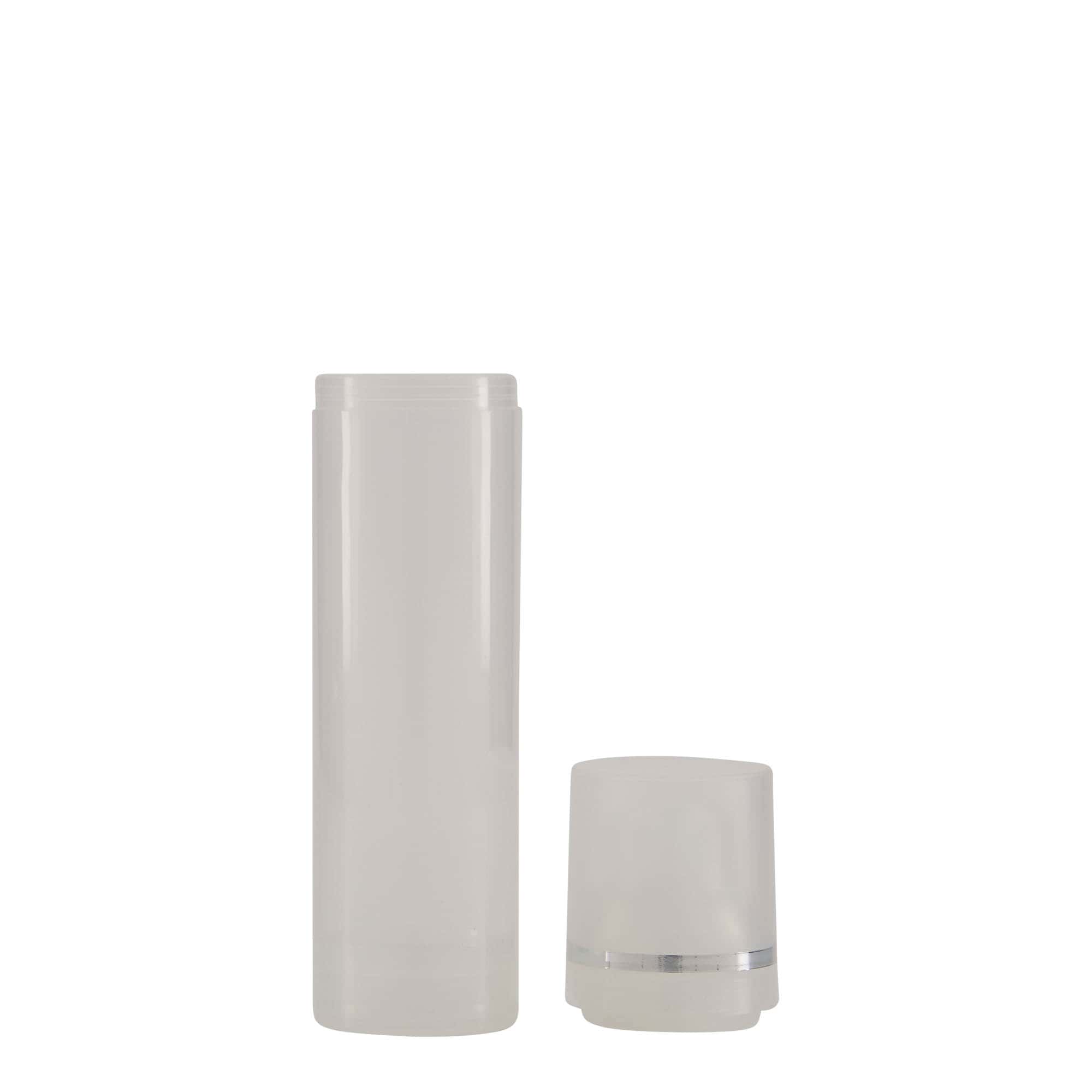 Flacon airless 75 ml 'Mezzo', plastique PP, nature Flacon airless 75 ml 'Mezzo', plastique PP, nature