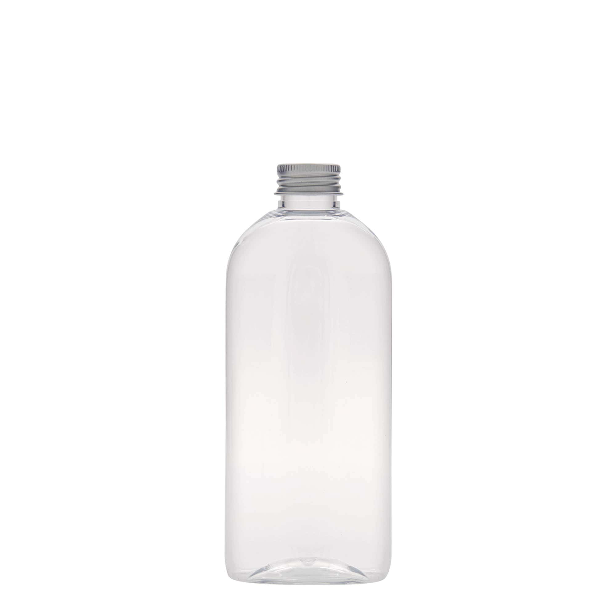 Bouteille en PET 250 ml 'Iris', ovale, plastique, bouchage: 24/410