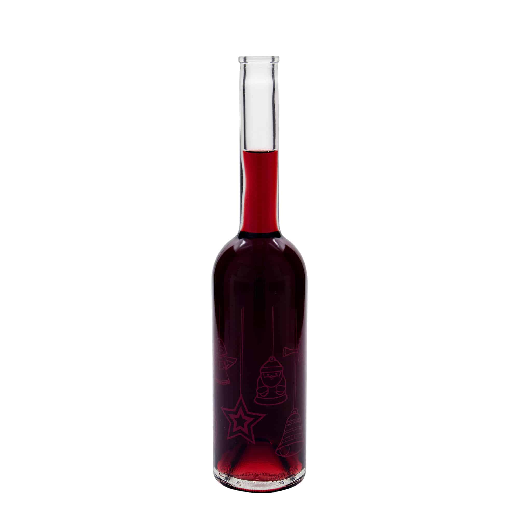 Bouteille en verre 500 ml 'Opera', motif : étoiles, bouchage: bouchon