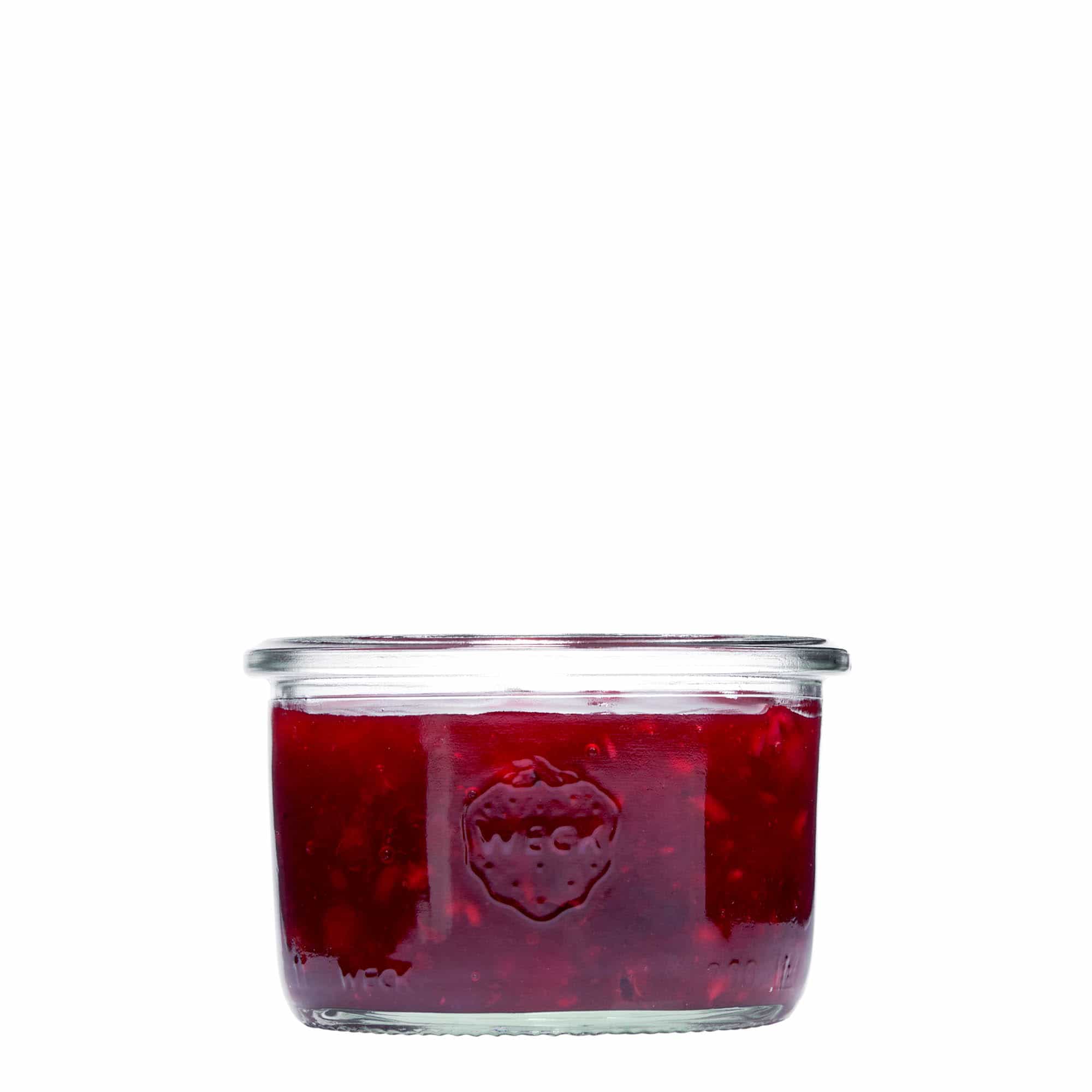 Verrine WECK 200 ml, bouchage: bords arrondis Verrine WECK 200 ml, bouchage: bords arrondis