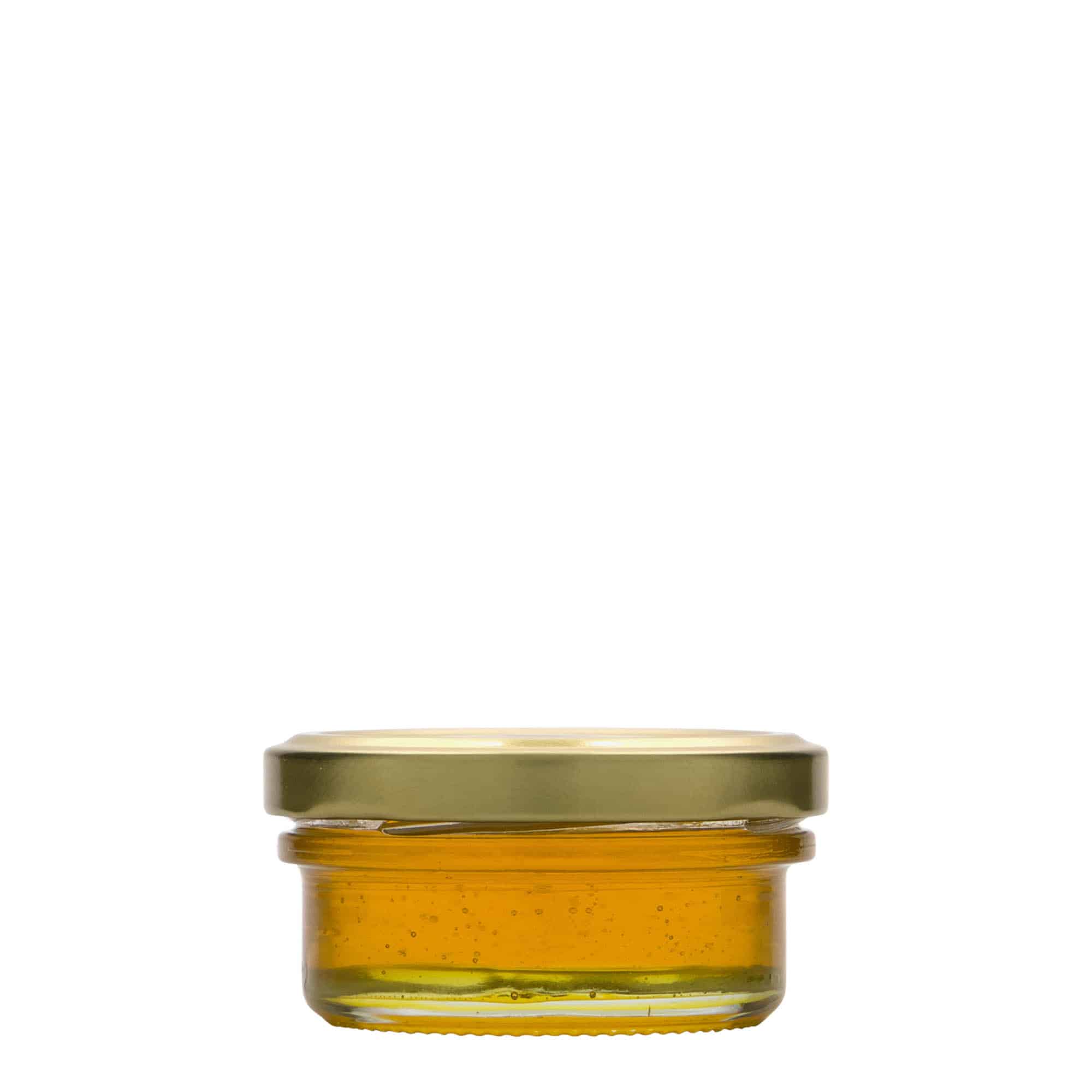 Plat stortglas, 65 ml, monding: twist-off (TO 66)