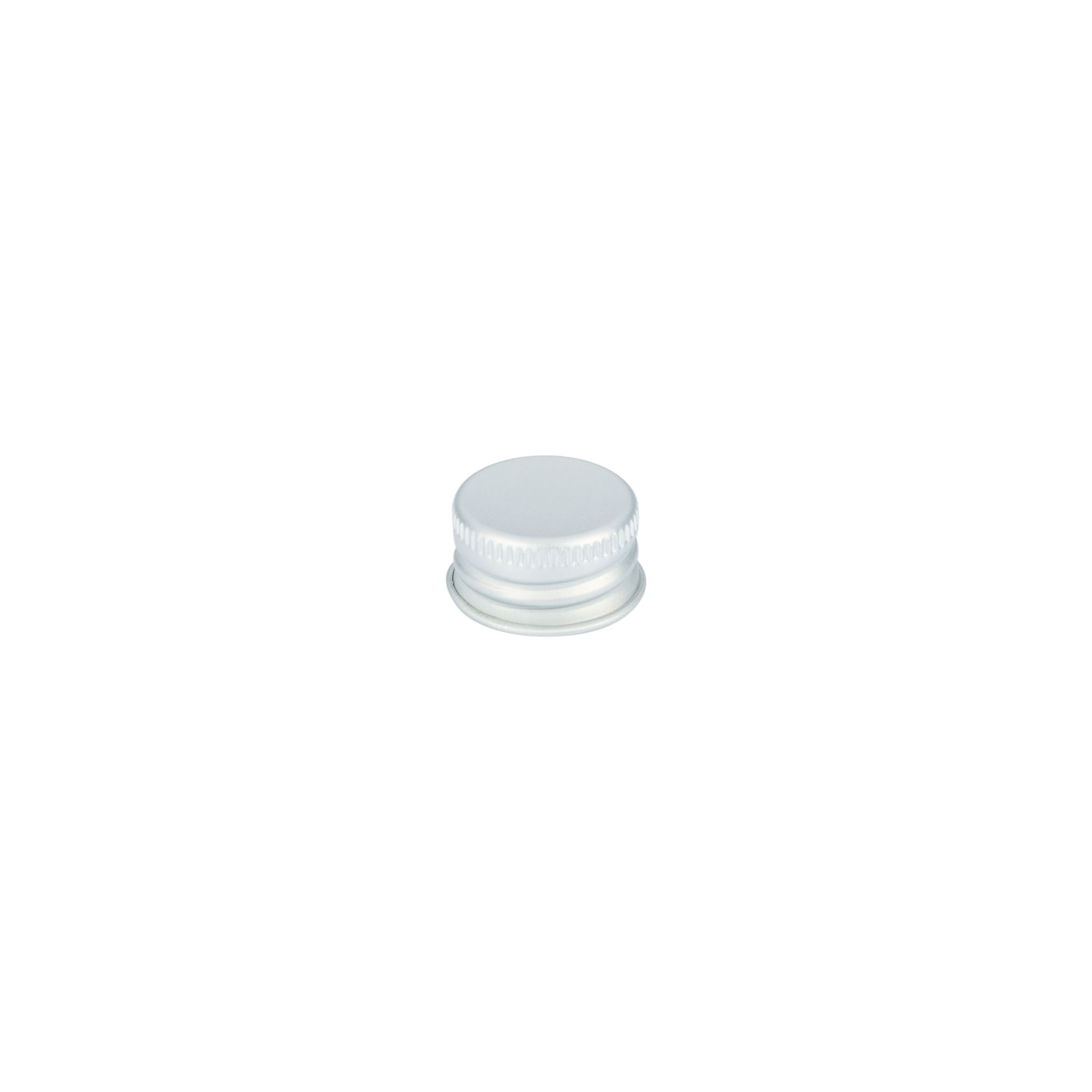 Schroefsluiting, metaal, zilver, voor monding: 20/410 Schroefsluiting, metaal, zilver, voor monding: 20/410