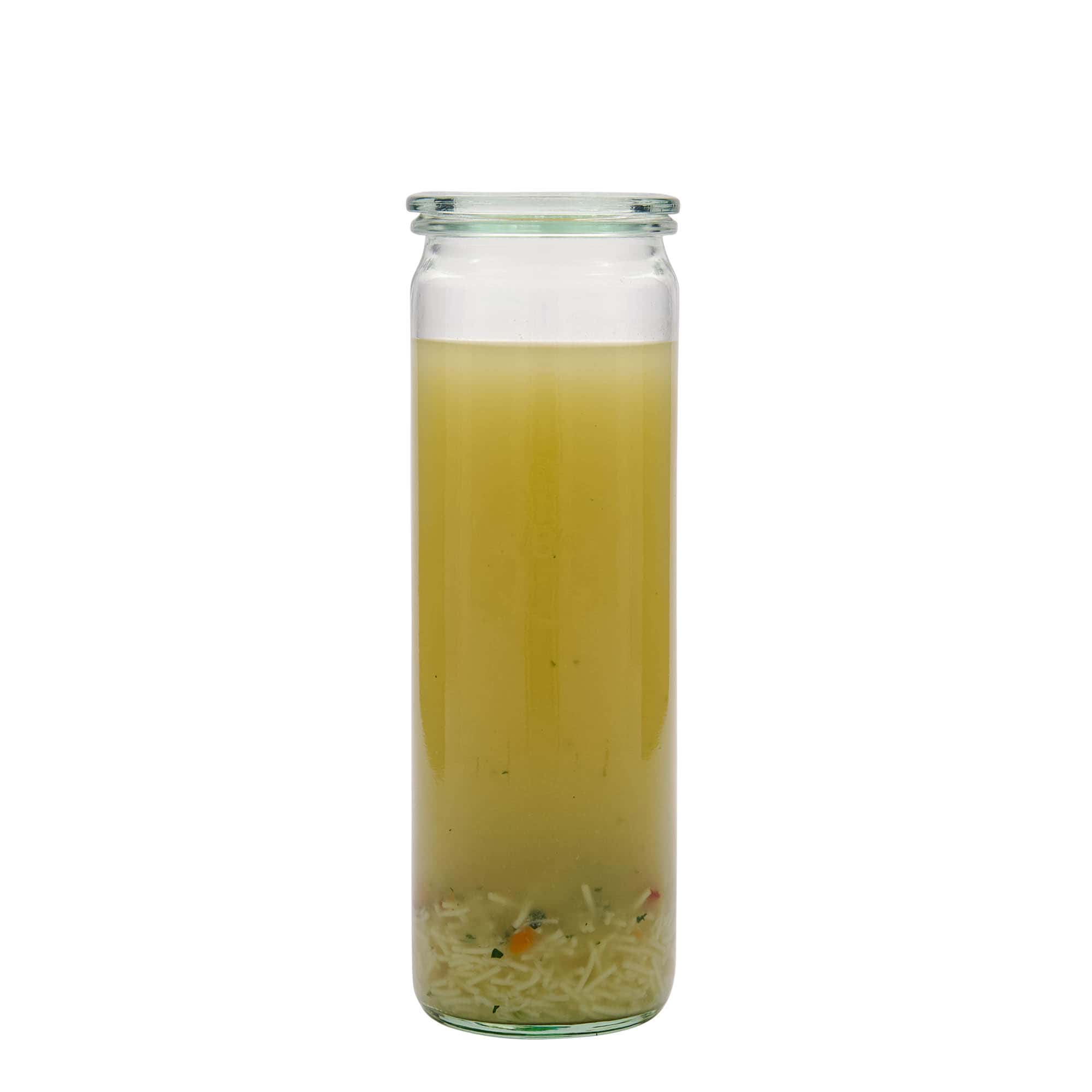 Bocal WECK cylindrique 600 ml, bouchage: bords arrondis