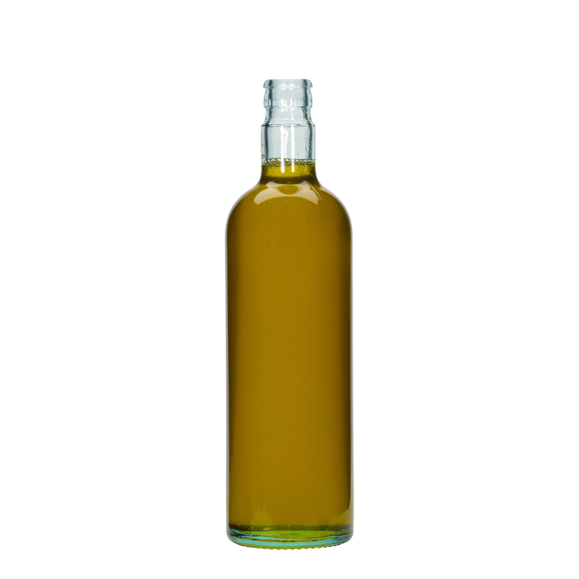 Bouteille de vinaigre / d’huile 750 ml « Willy New », verre, vert clair, bouchage: DOP