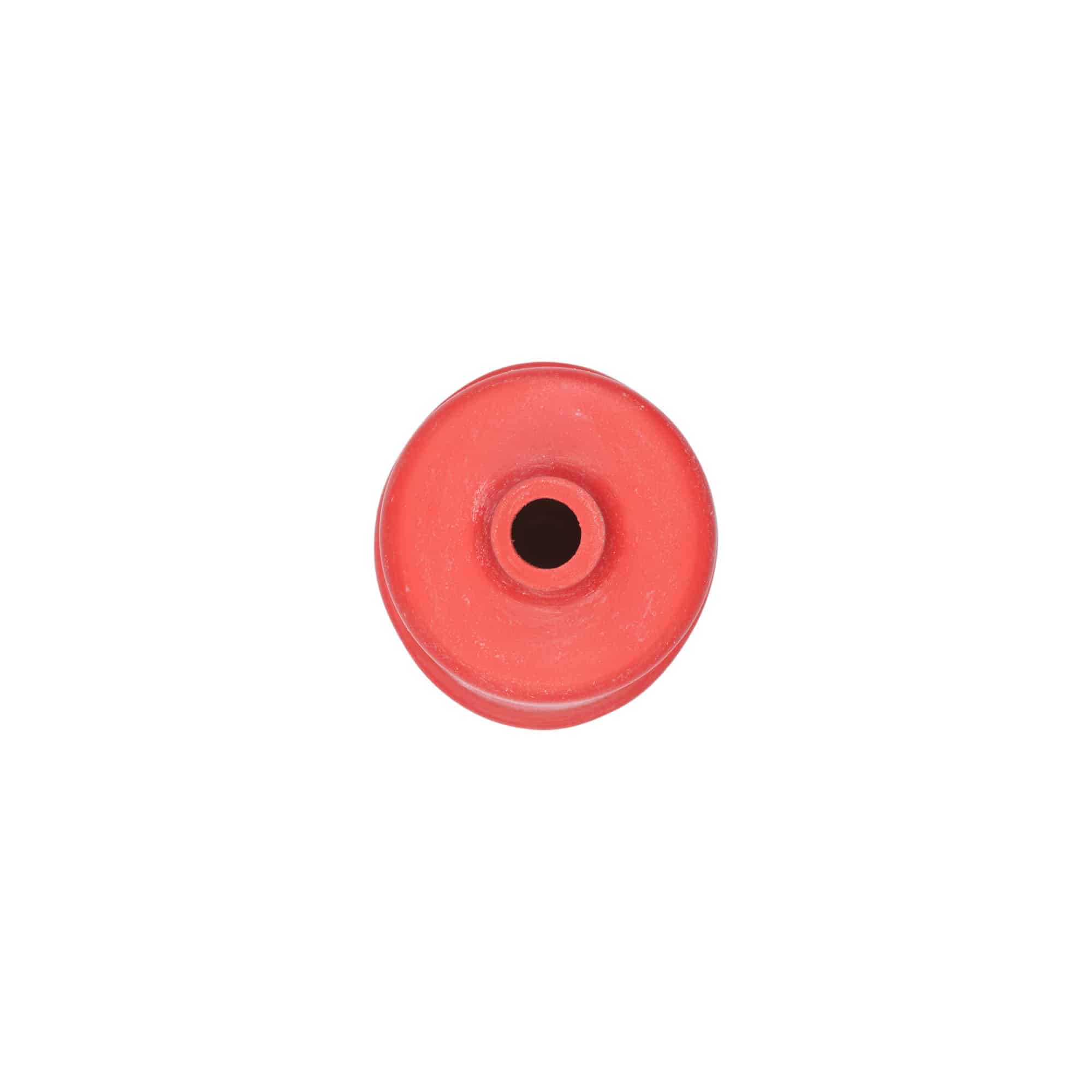 Capsule de foulage type 3, caoutchouc, rouge
