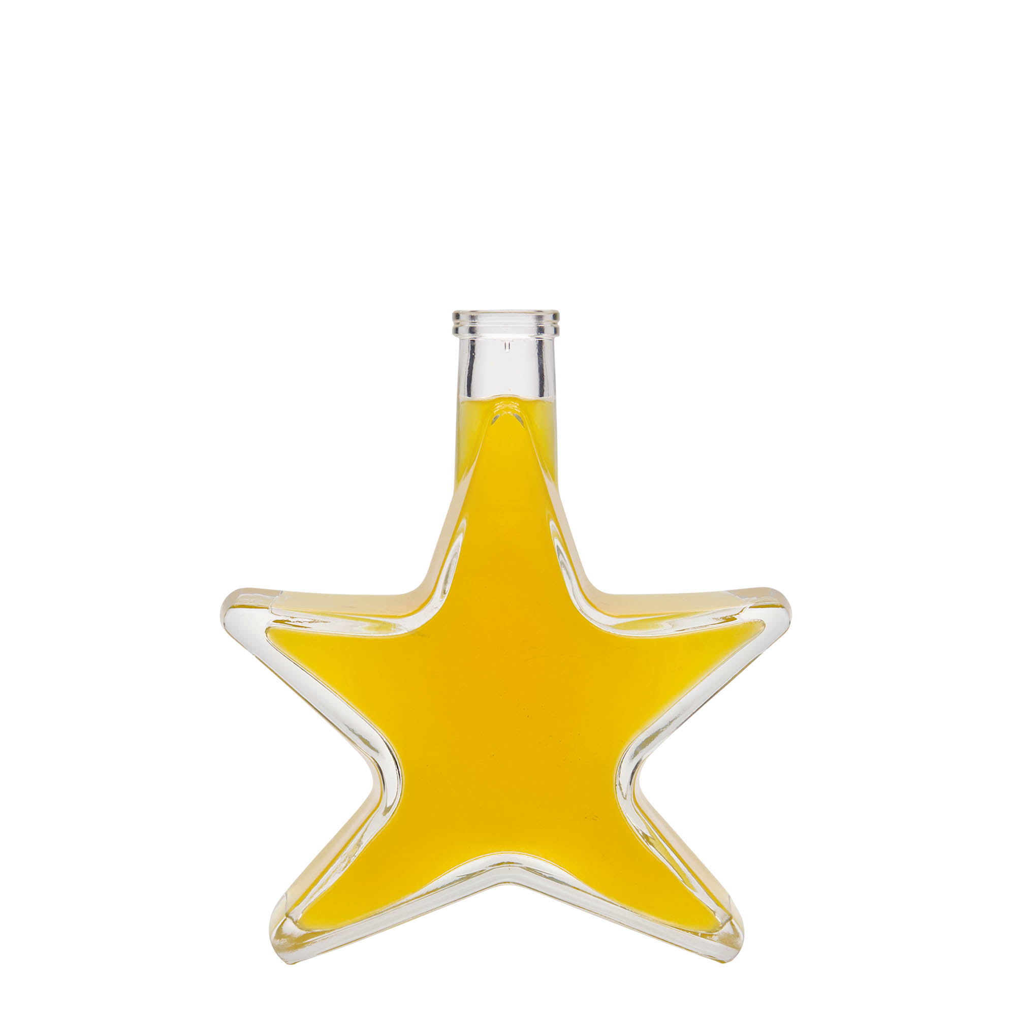 Bouteille en verre 200 ml 'Étoile', bouchage: bouchon Bouteille en verre 200 ml 'Étoile', bouchage: bouchon