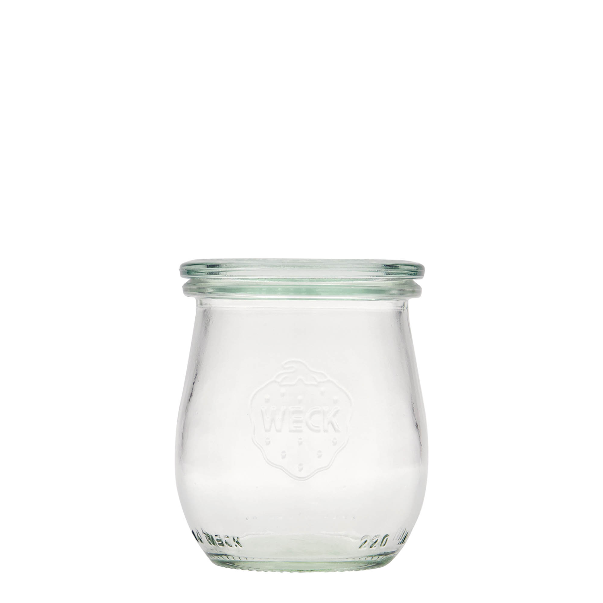Bocal WECK tulipe 220 ml, bouchage: bords arrondis Bocal WECK tulipe 220 ml, bouchage: bords arrondis