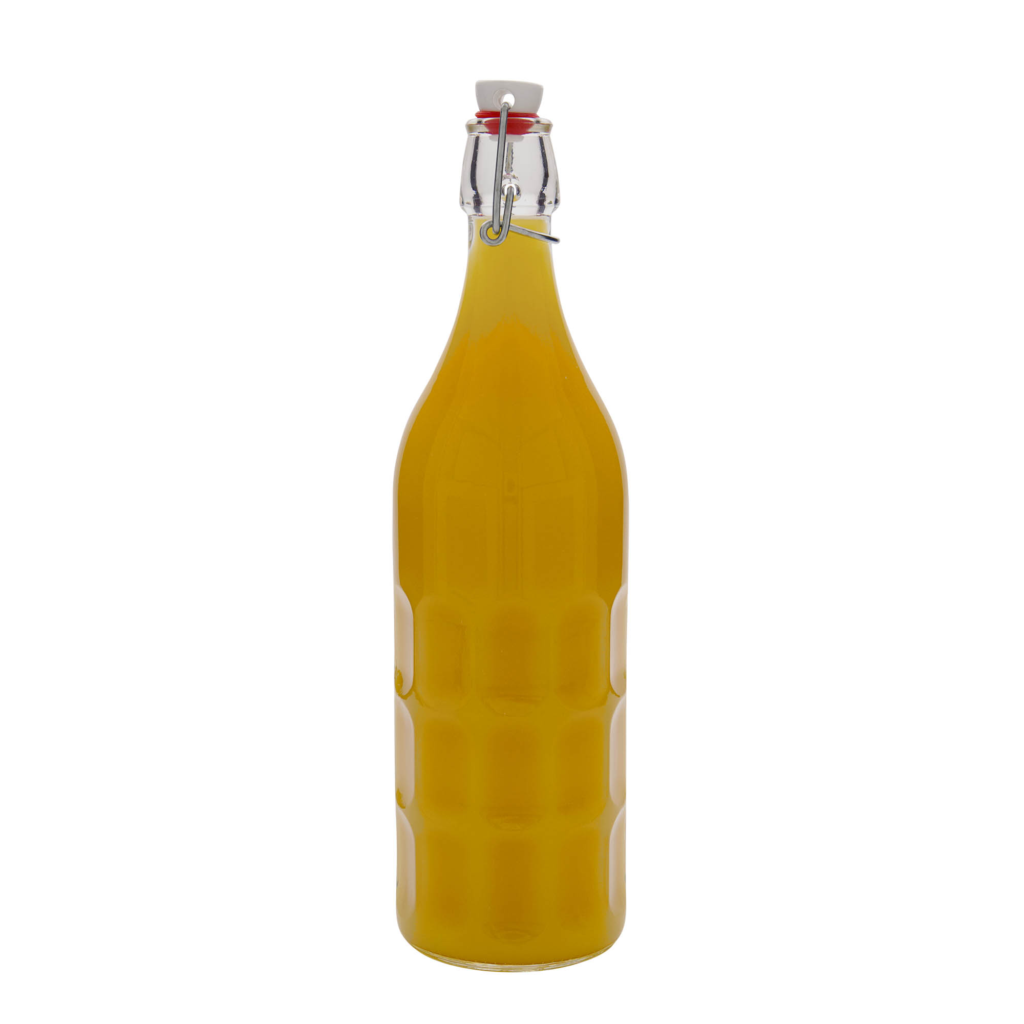 Glazen fles 'Moresca', 1000 ml, monding: beugelsluiting Glazen fles 'Moresca', 1000 ml, monding: beugelsluiting