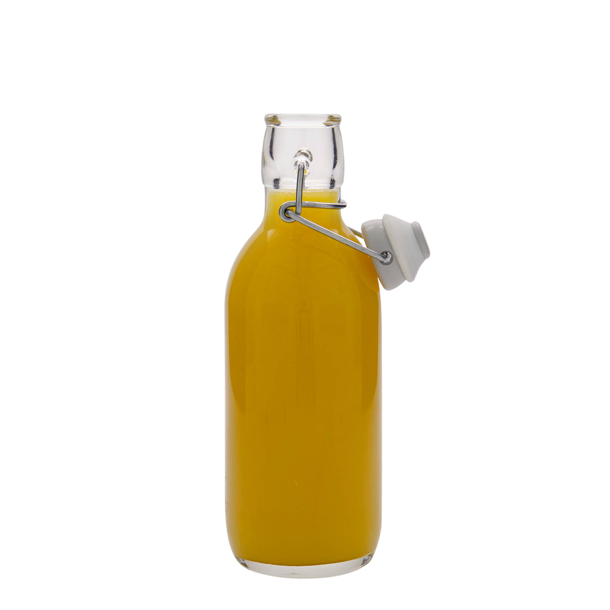 Glazen fles 'Emilia', 500 ml, monding: beugelsluiting Glazen fles 'Emilia', 500 ml, monding: beugelsluiting