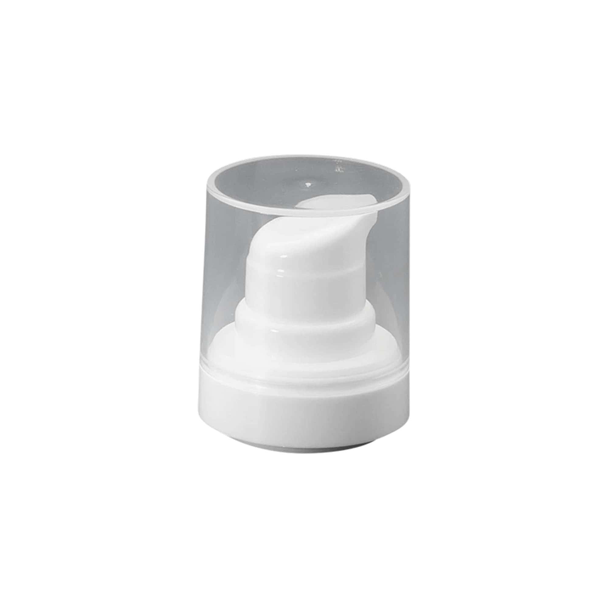 Flacon airless tête de pompe « Micro », plastique PP, blanc