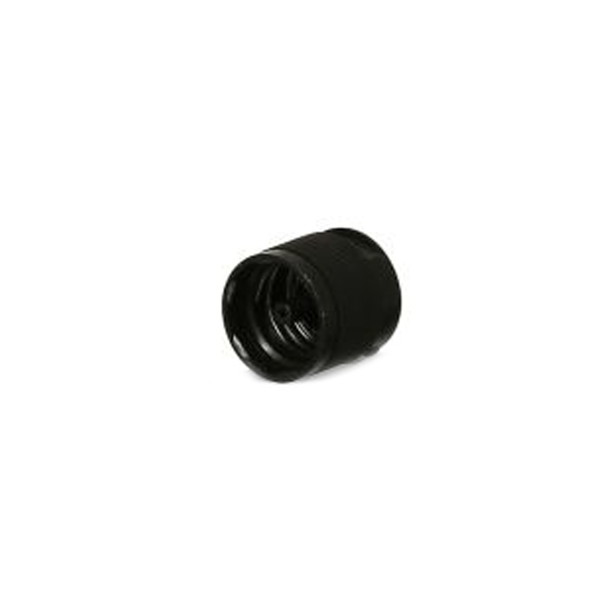 Bouchon à vis avec charnière, plastique PP noir, pour goulot : DIN 18 Bouchon à vis avec charnière, plastique PP noir, pour goulot : DIN 18