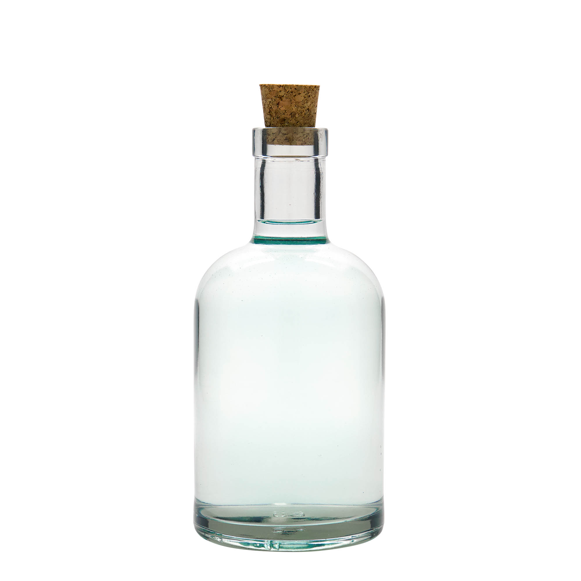 Glazen fles 'Claus', 500 ml, monding: kurk Glazen fles 'Claus', 500 ml, monding: kurk