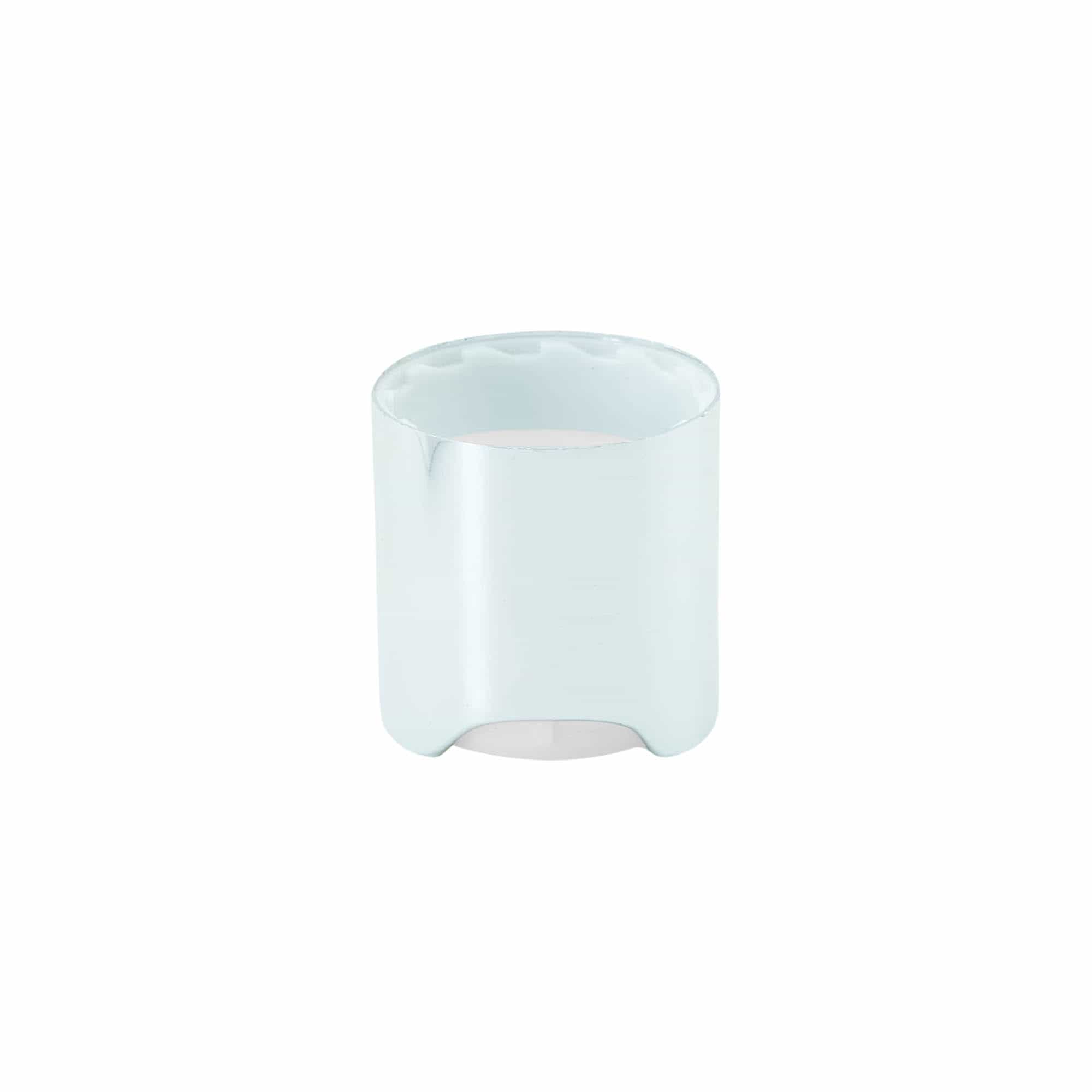 Schroefsluiting Disc Top, PP-kunststof, zilver, voor monding: 24/410