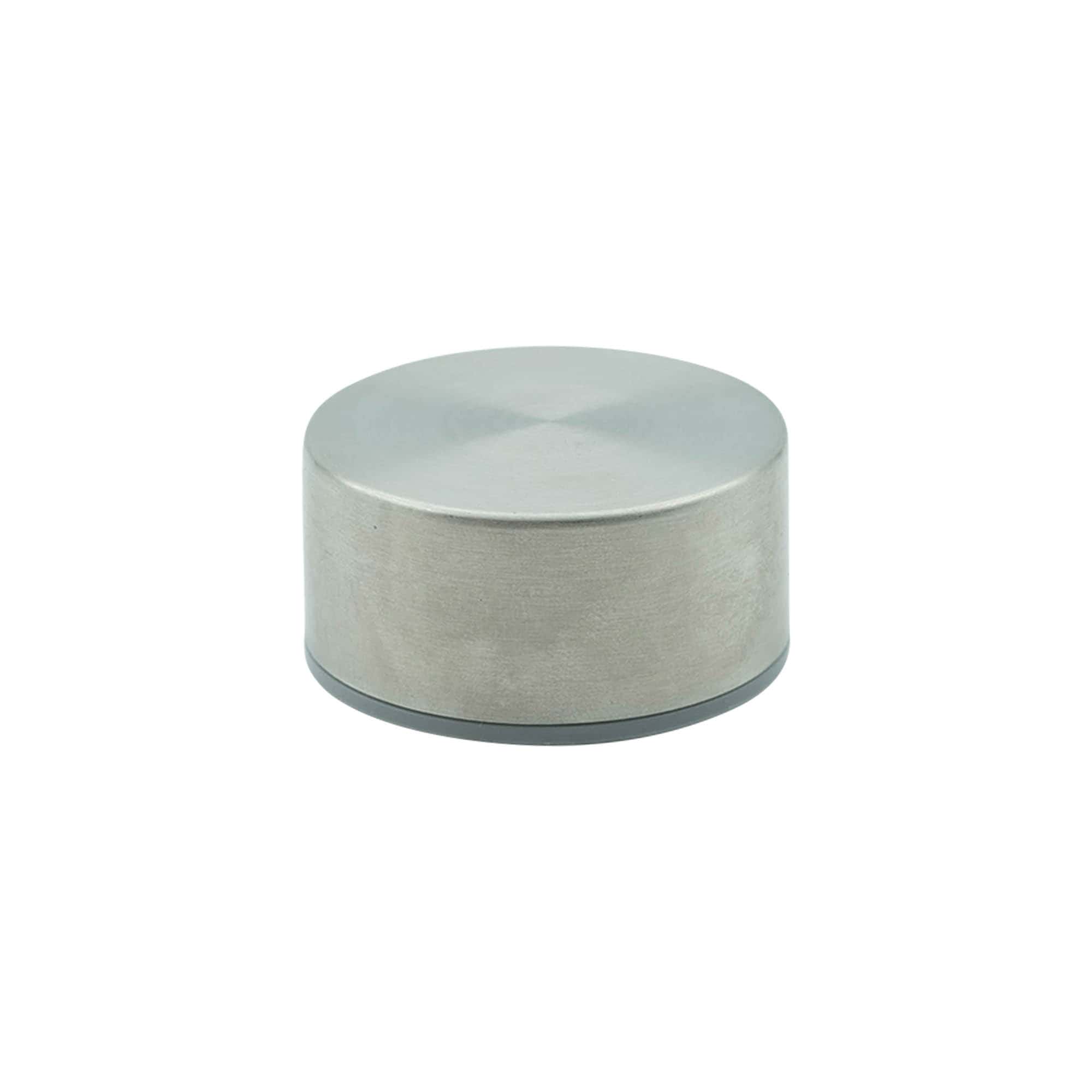 Schroefdeksel 'Perseus', metaal, zilver