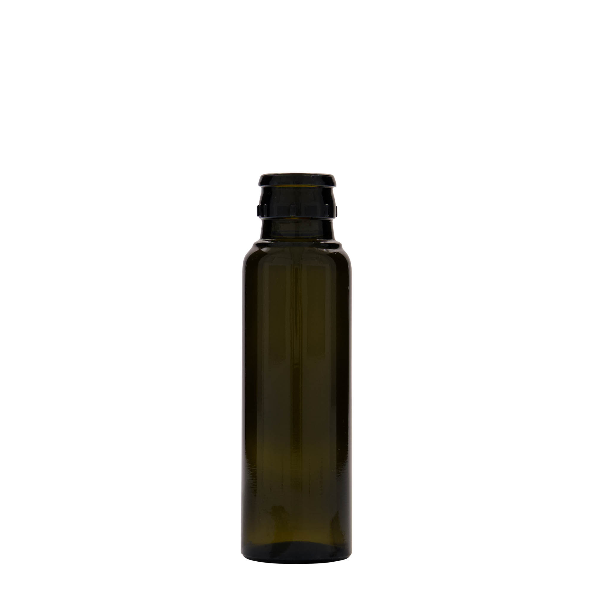 Azijn-/oliefles 'Willy New', 100 ml, glas, antiekgroen, monding: DOP