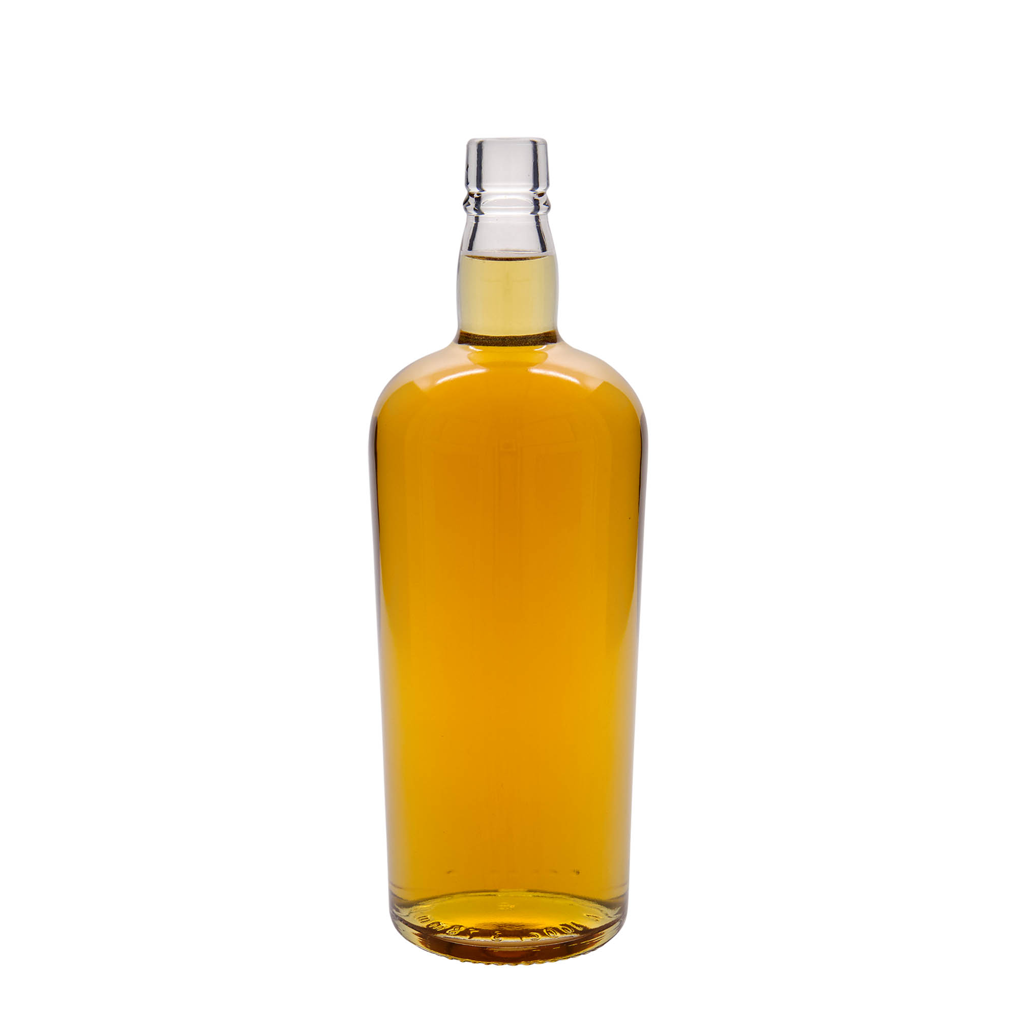 Glazen fles 'Edinburgh', 1000 ml, monding: kurk