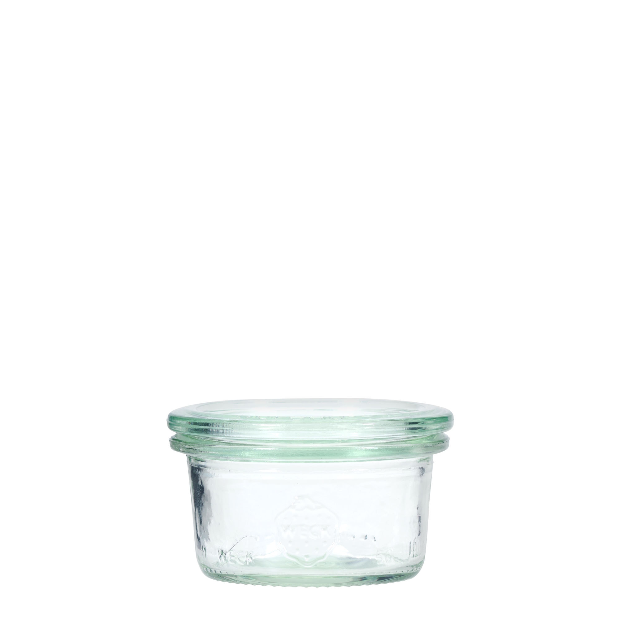 Verrine WECK 50 ml, bouchage: bords arrondis Verrine WECK 50 ml, bouchage: bords arrondis