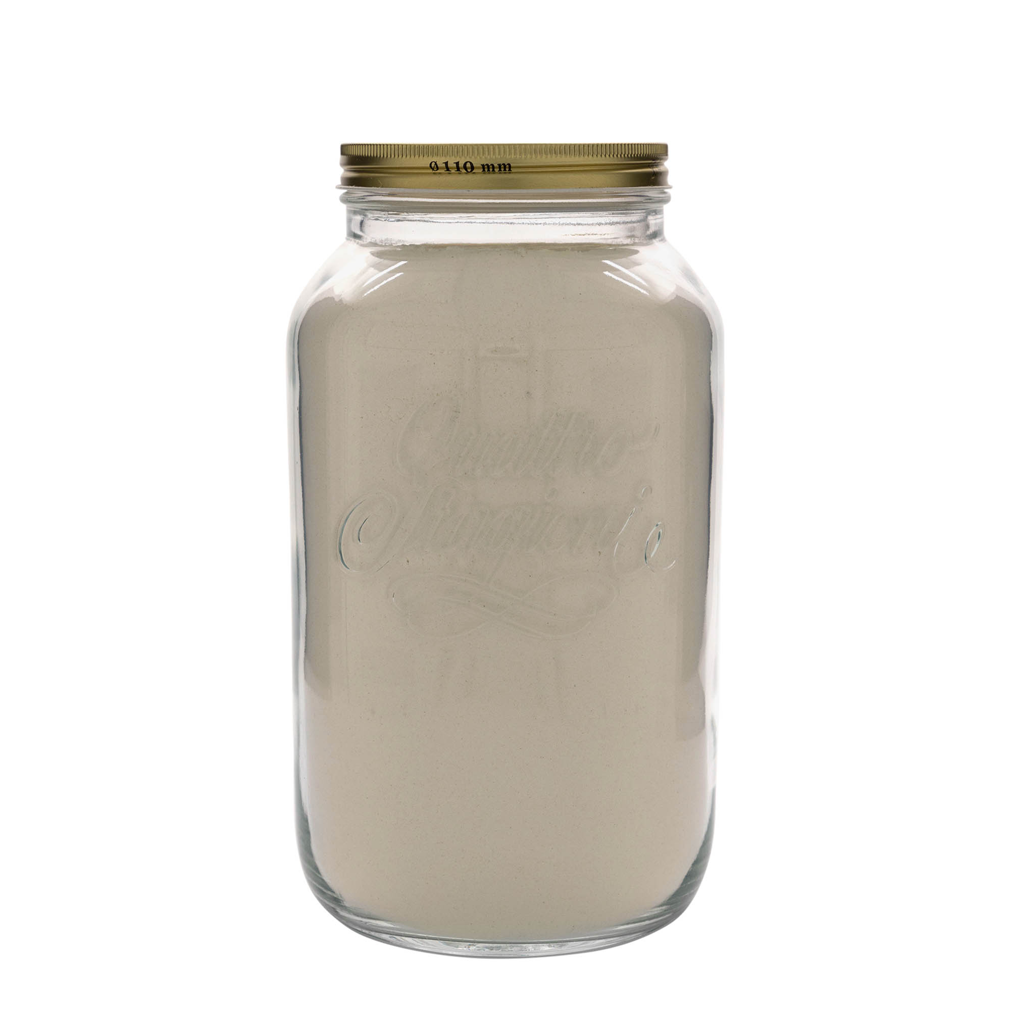 Bocal 3 800 ml 'Quattro Stagioni', bouchage: Bougage à vis