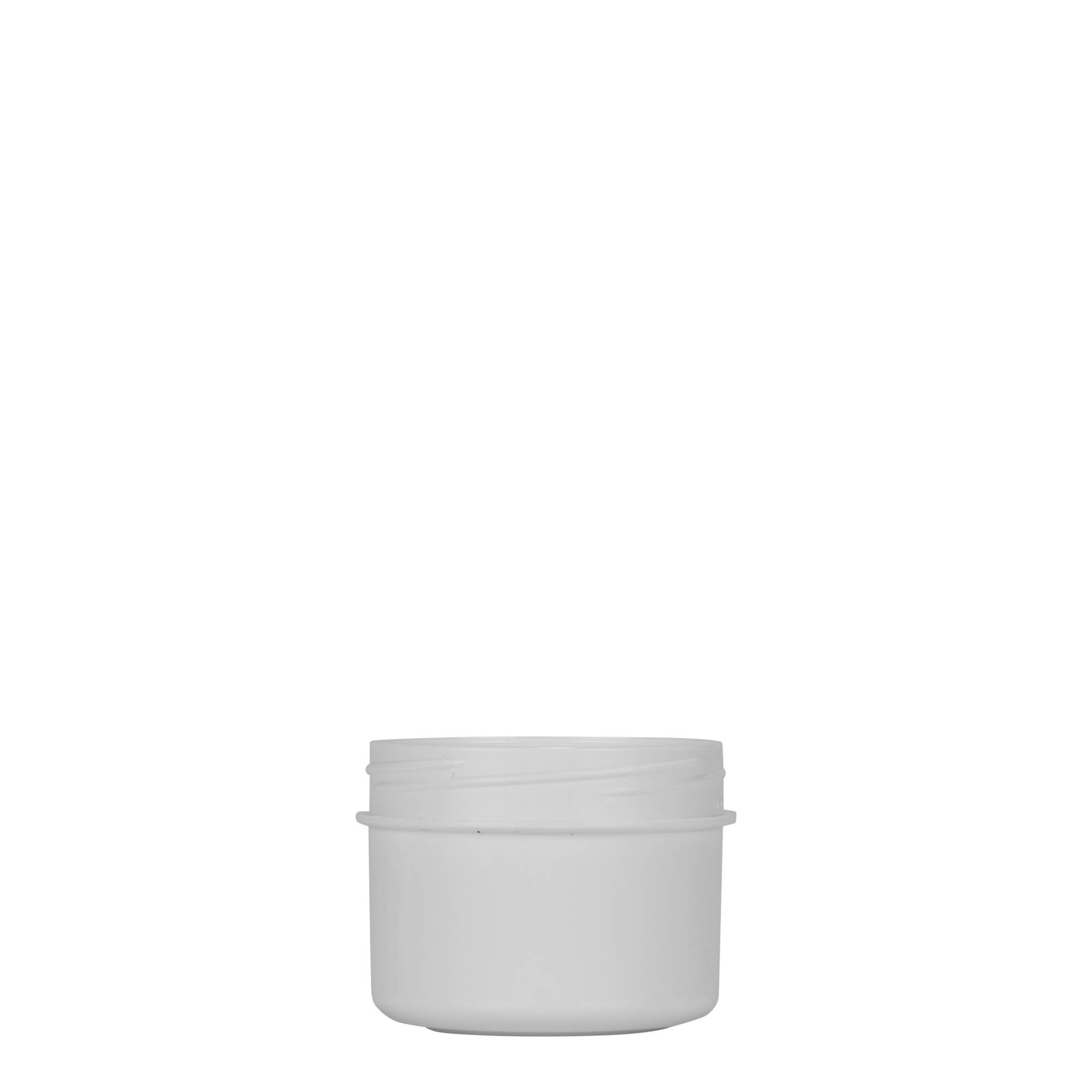 Boîte en plastique 35 ml 'White Line', PP, blanche, bouchage: Bougage à vis Boîte en plastique 35 ml 'White Line', PP, blanche, bouchage: Bougage à vis