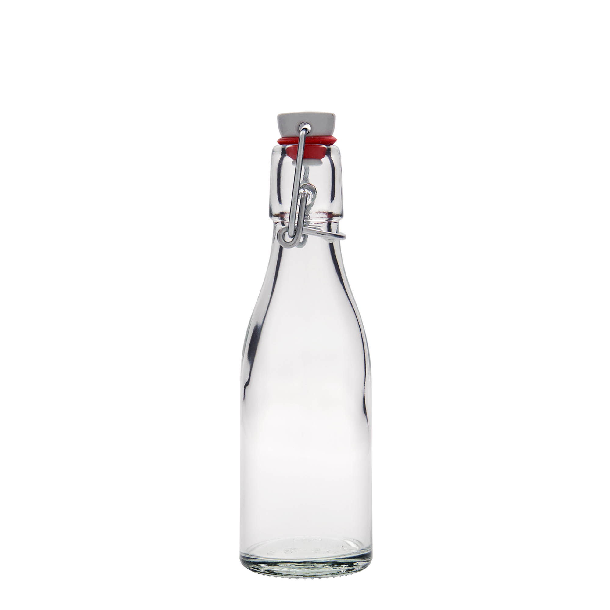 Glazen fles 'Paul', 200 ml, monding: beugelsluiting Glazen fles 'Paul', 200 ml, monding: beugelsluiting
