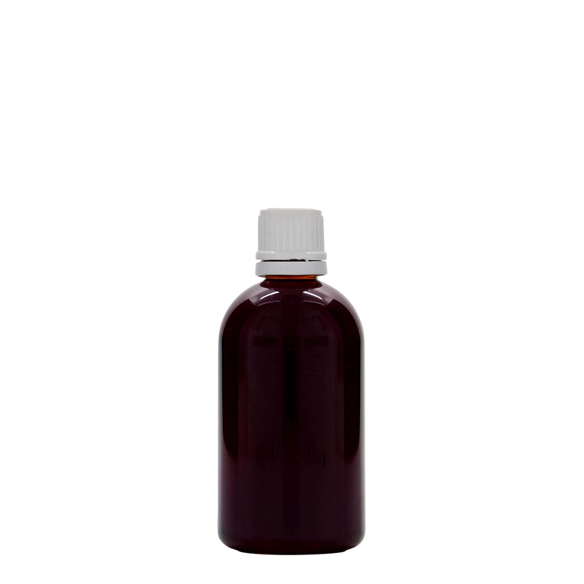 Flacon pharmaceutique en PET 100 ml 'Easy Living', plastique, bouchage: DIN 18