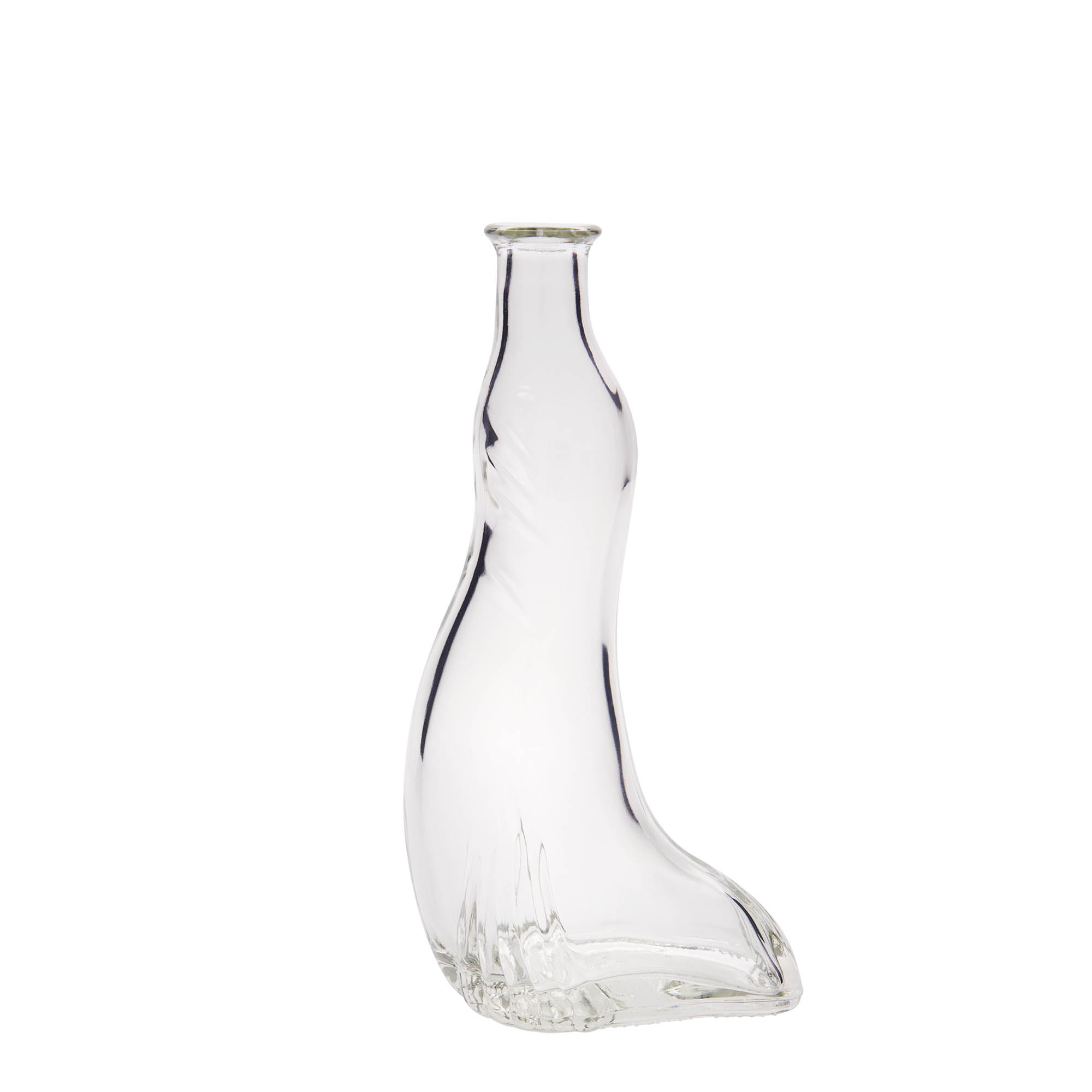 Glazen fles 'Zeehond', 200 ml, monding: kurk Glazen fles 'Zeehond', 200 ml, monding: kurk