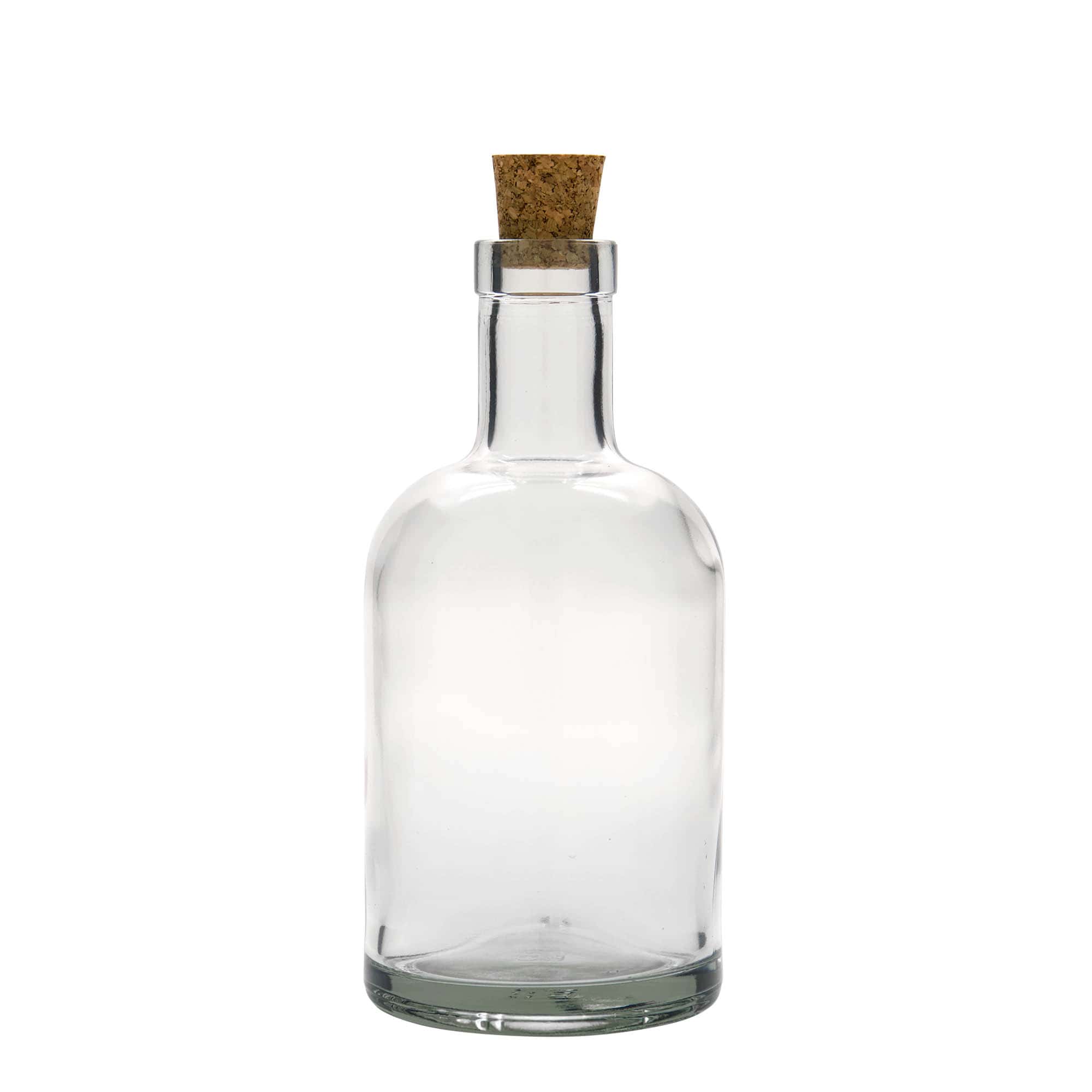 Glazen fles 'Claus', 500 ml, monding: kurk Glazen fles 'Claus', 500 ml, monding: kurk