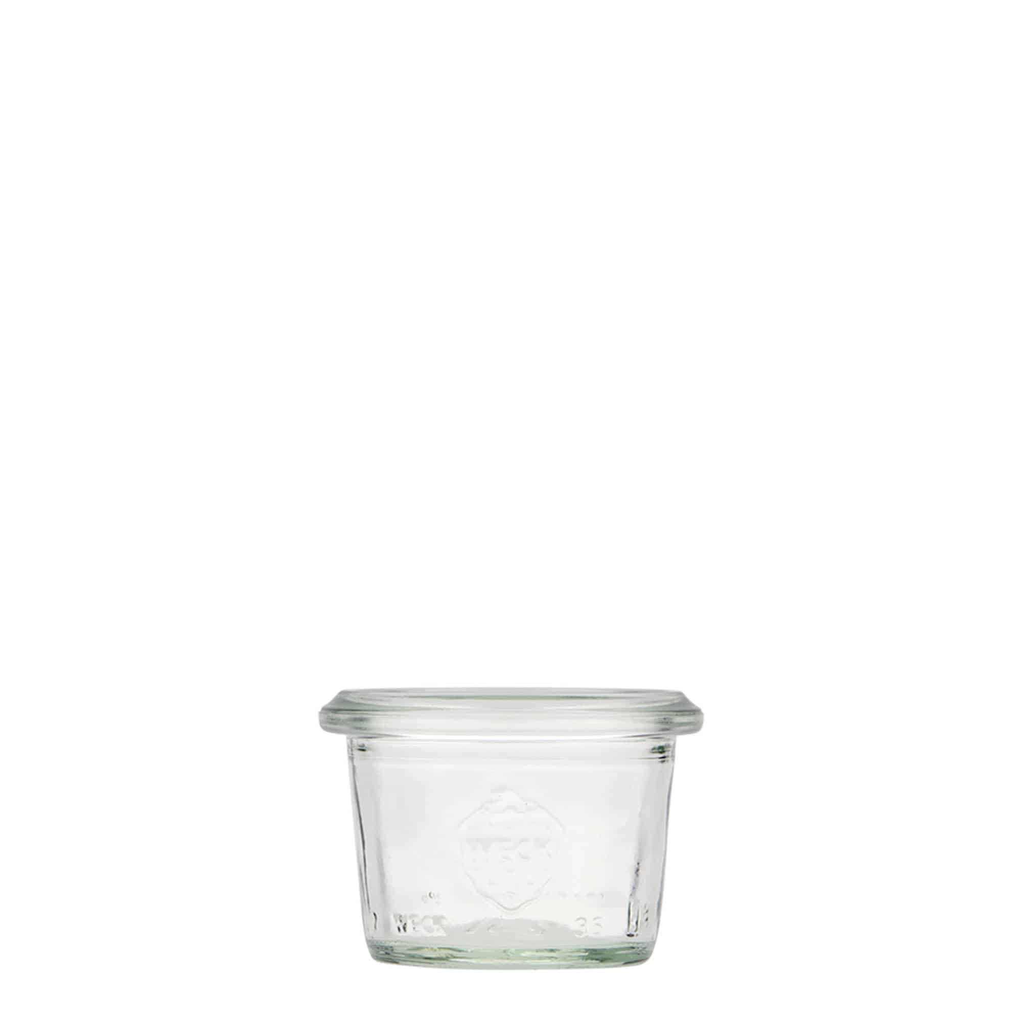 WECK-stortglas, 35 ml, monding: ronde rand WECK-stortglas, 35 ml, monding: ronde rand