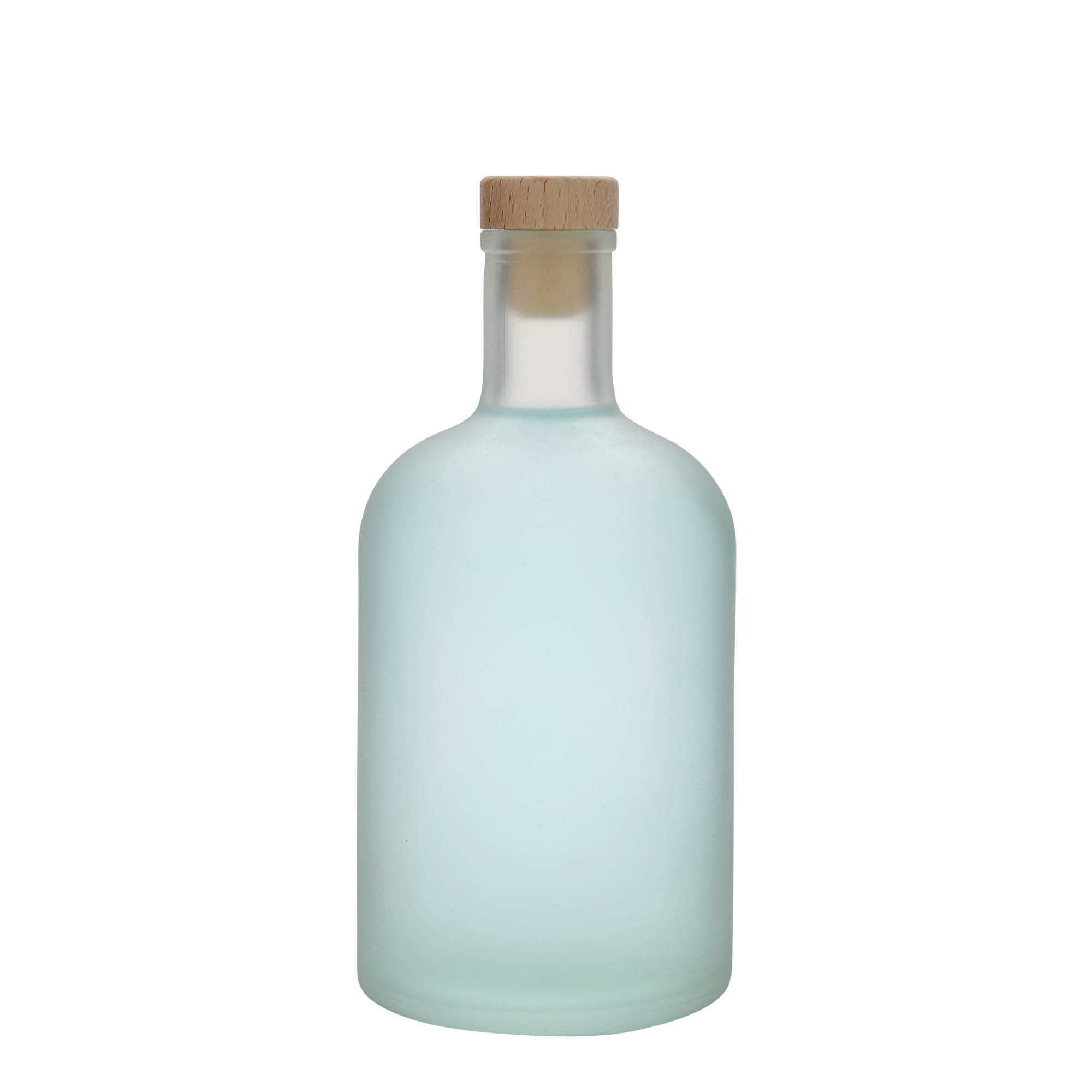Glazen fles 'Gerardino', 700 ml, gematteerd, monding: kurk Glazen fles 'Gerardino', 700 ml, gematteerd, monding: kurk