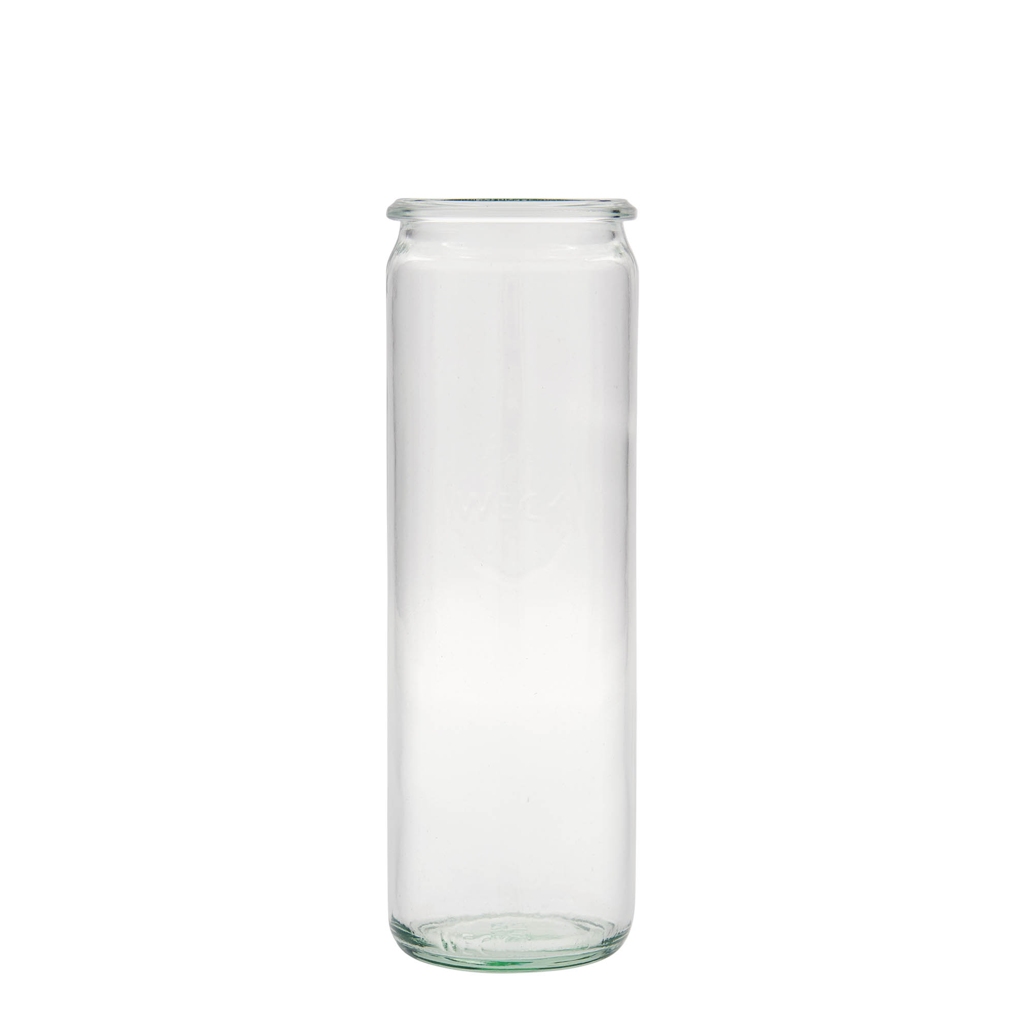 6x 600 ml WECK-cilinderglas met glazen deksel RR 60