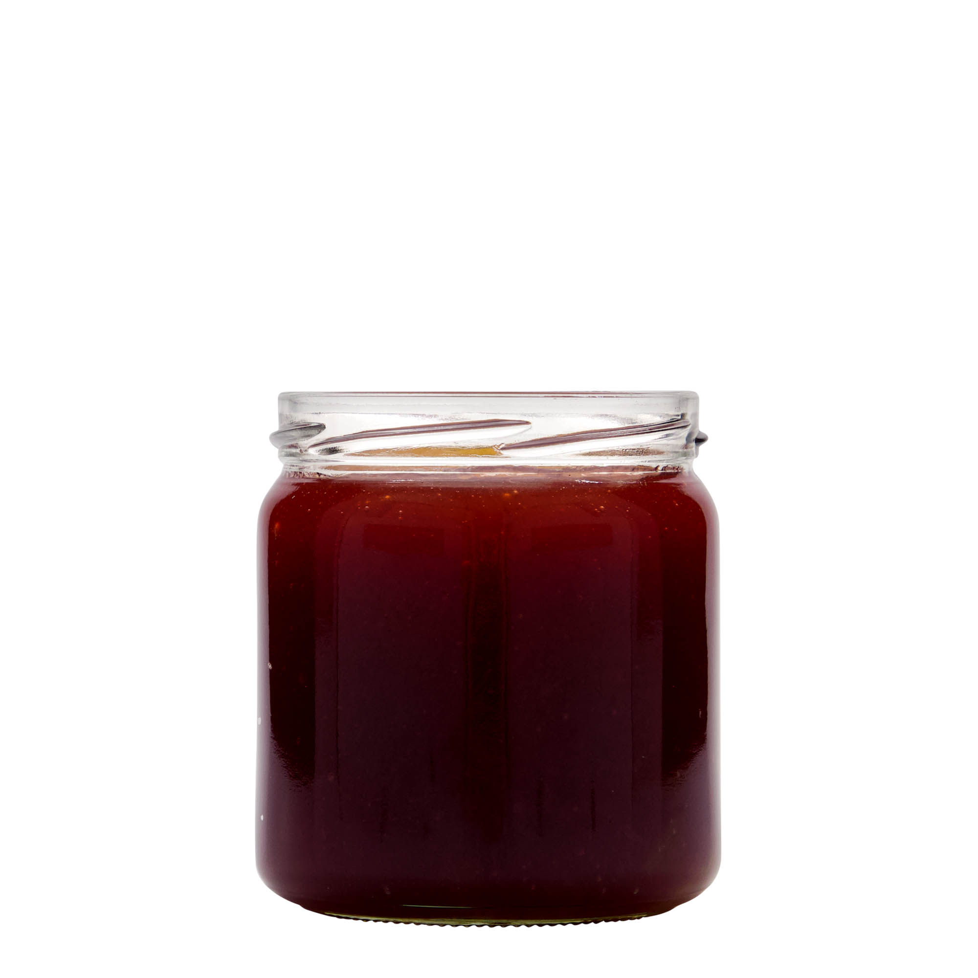Ronde pot, 408 ml, monding: twist-off (TO 82) Ronde pot, 408 ml, monding: twist-off (TO 82)
