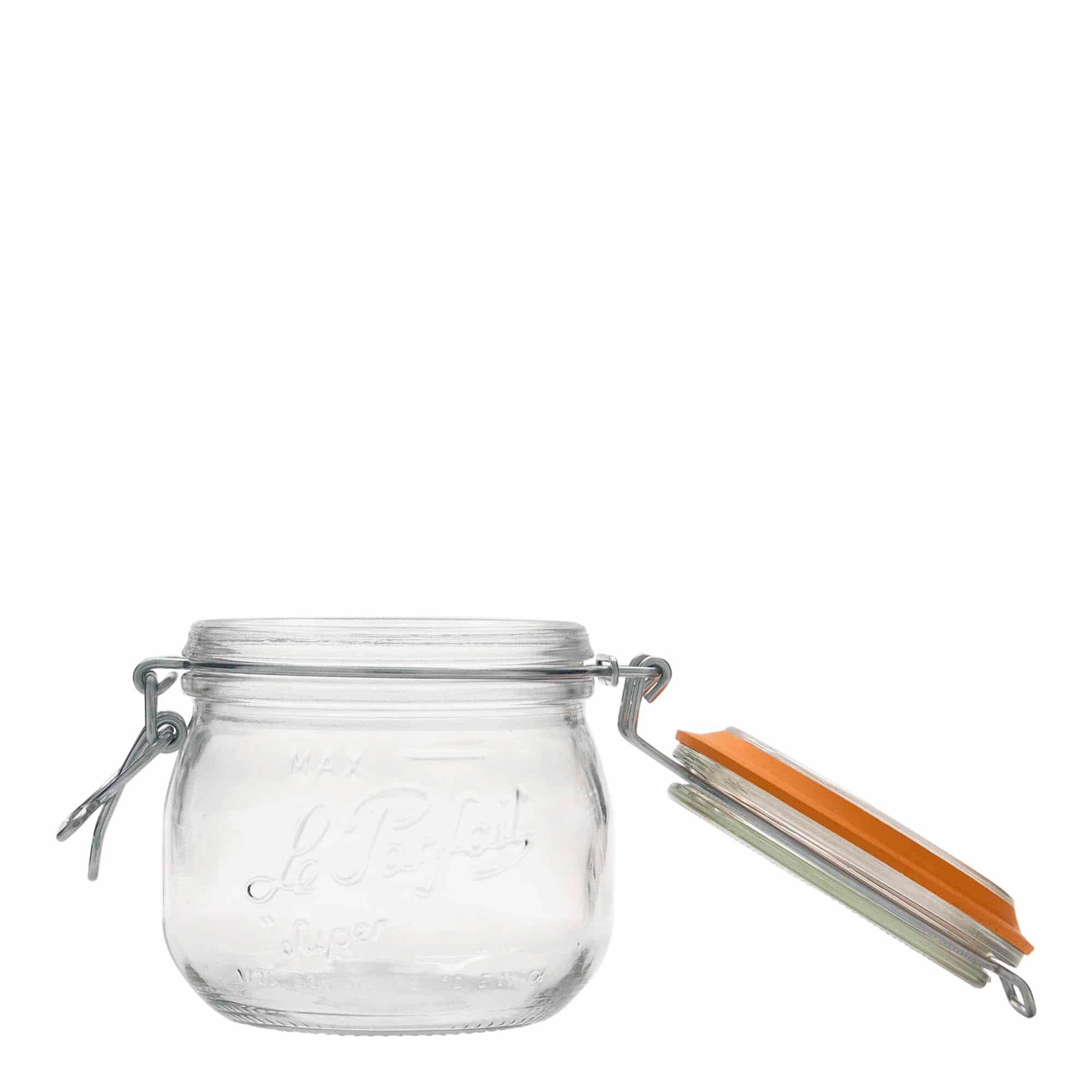 Bocal à fermeture mécanique 500 ml 'Le Parfait Super Bocal', bouchage: bouchon mécanique