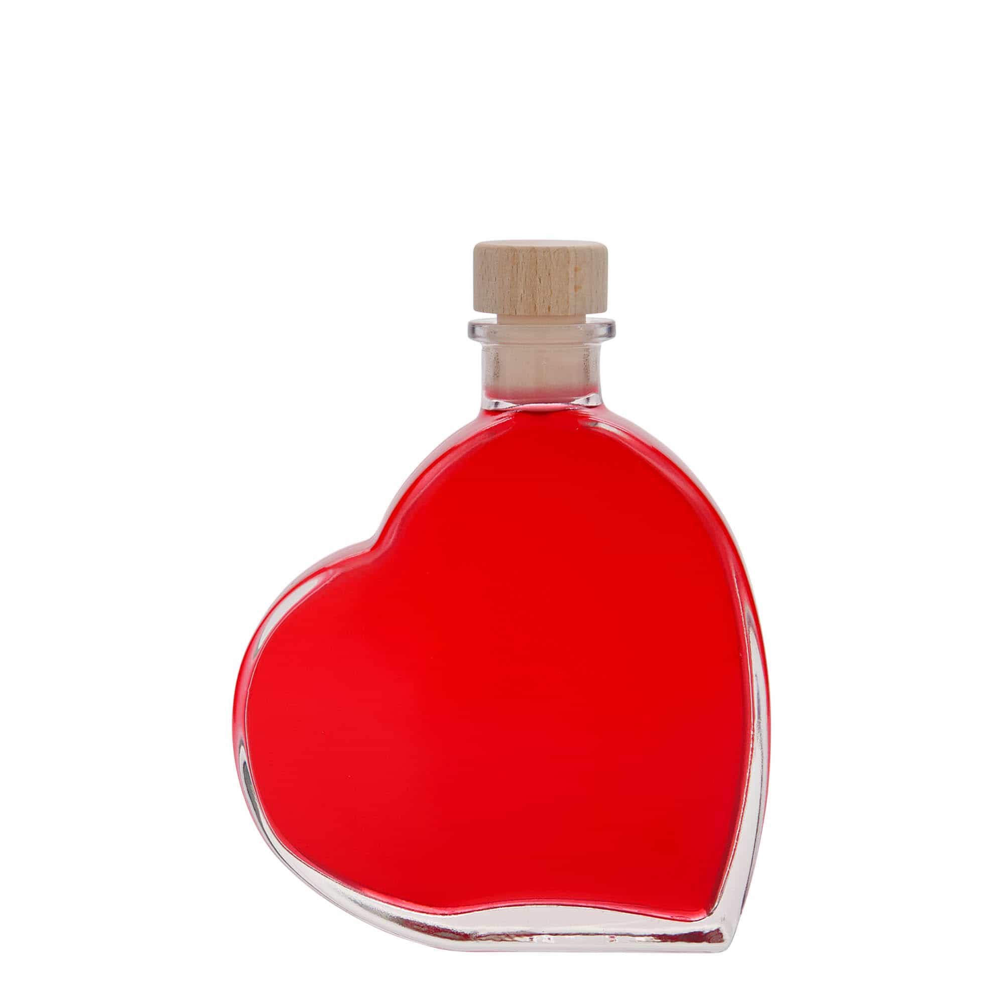 Glazen fles 'Passion', 200 ml, monding: kurk