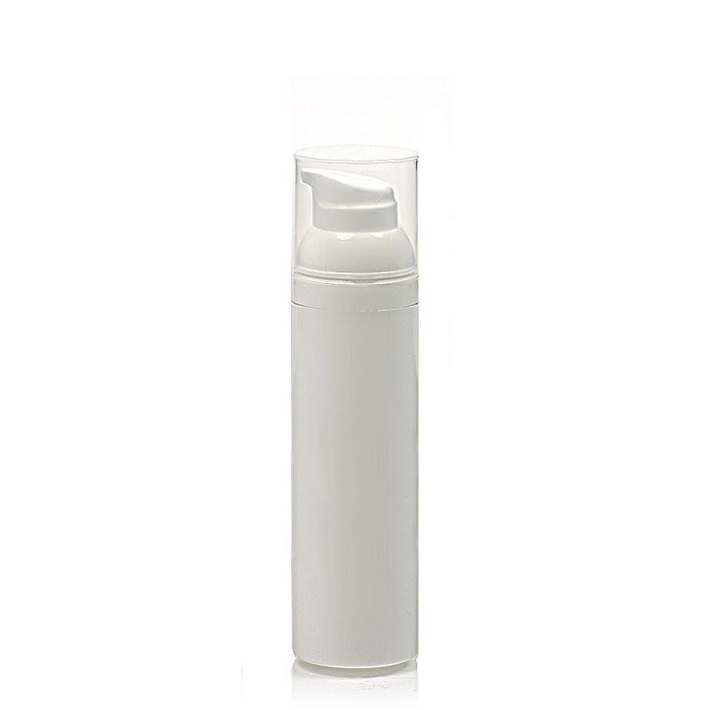 Flacon airless 100 ml 'Mezzo', plastique PP, blanc Flacon airless 100 ml 'Mezzo', plastique PP, blanc