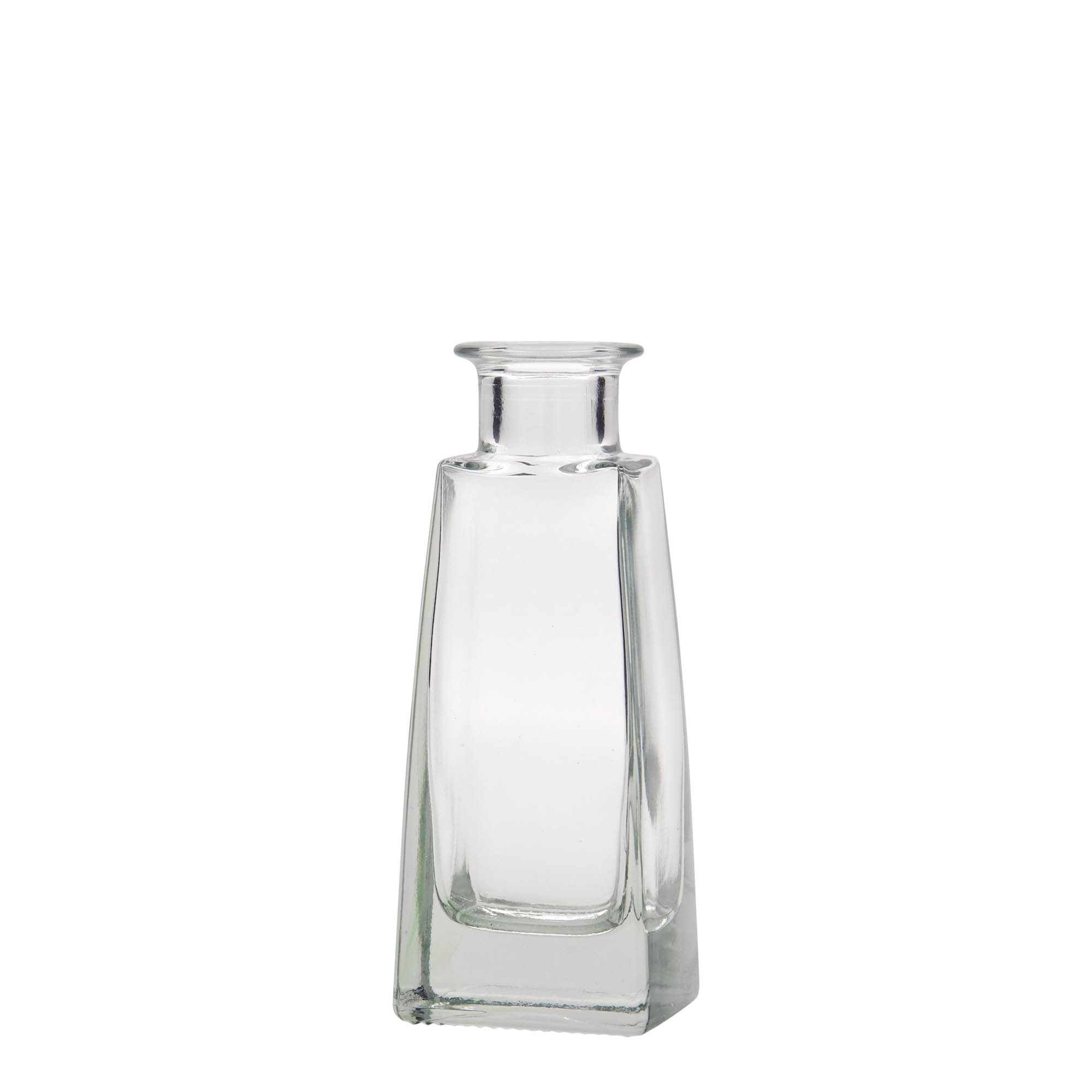 Bouteille en verre 100 ml 'Timmy', rectangulaire, bouchage: bouchon Bouteille en verre 100 ml 'Timmy', rectangulaire, bouchage: bouchon