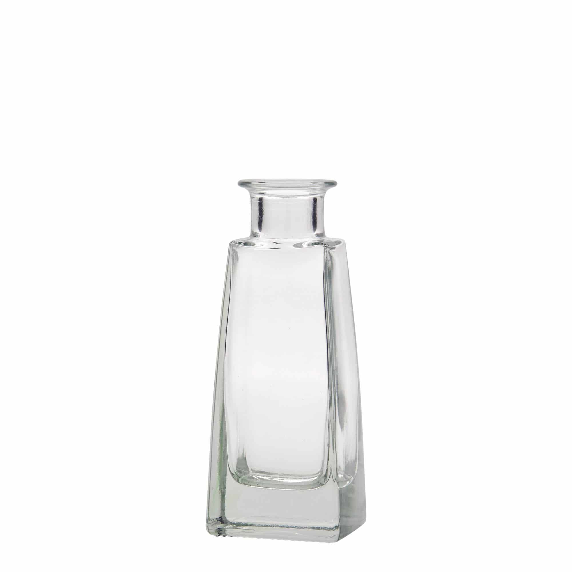 Bouteille en verre 100 ml « Timmy », rectangulaire, bouchage: bouchon