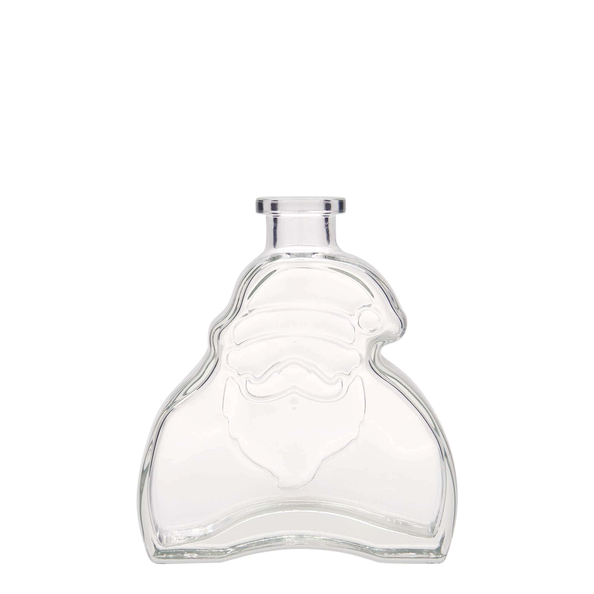 Bouteille en verre 200 ml 'Santa Claus', bouchage: bouchon Bouteille en verre 200 ml 'Santa Claus', bouchage: bouchon