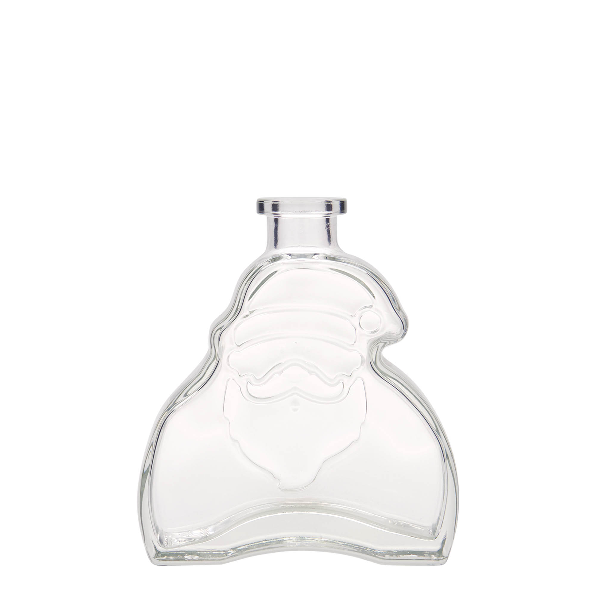 Glazen fles 'Santa Claus', 200 ml, monding: kurk