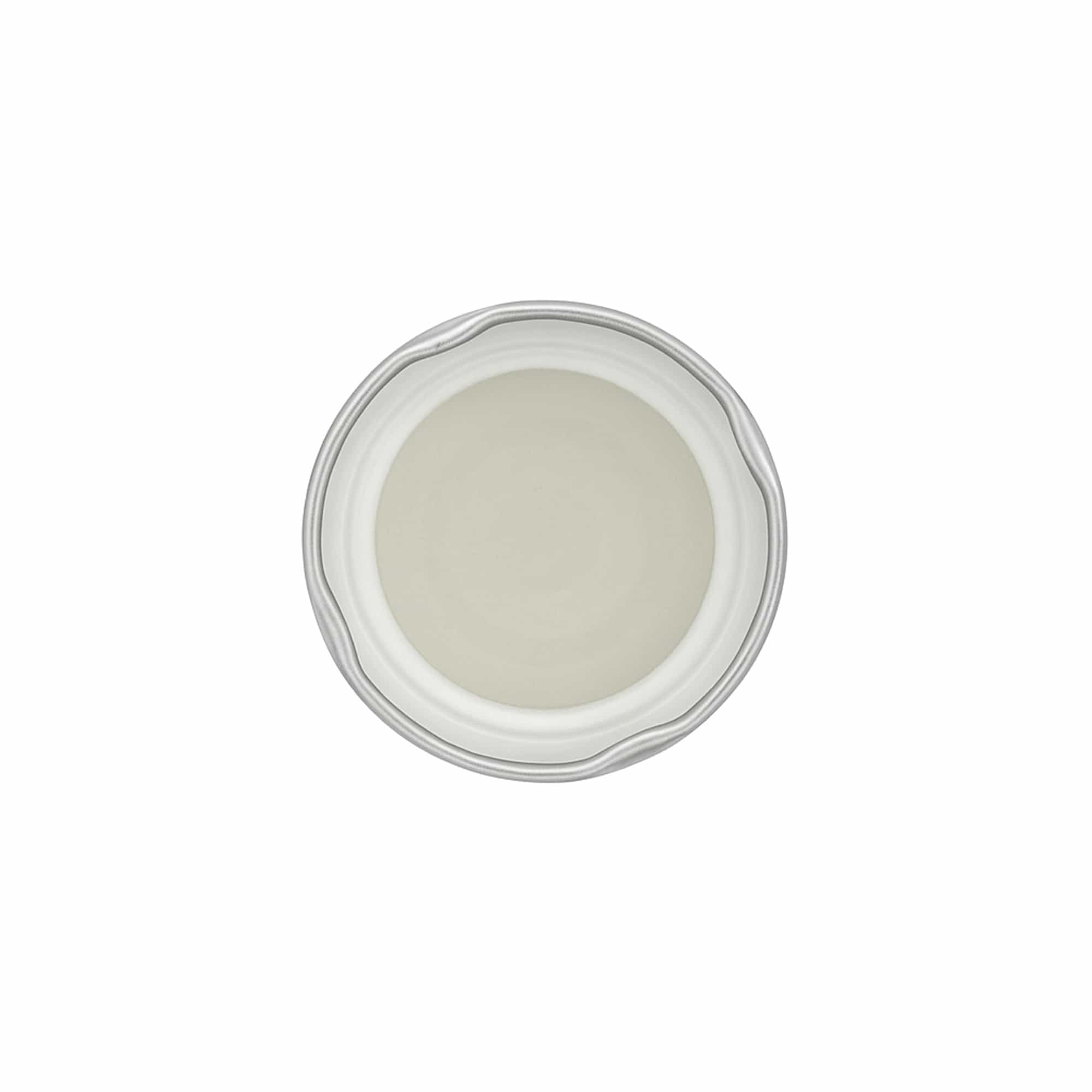 Twist-offdeksel, blik, zilver, voor monding: TO 63