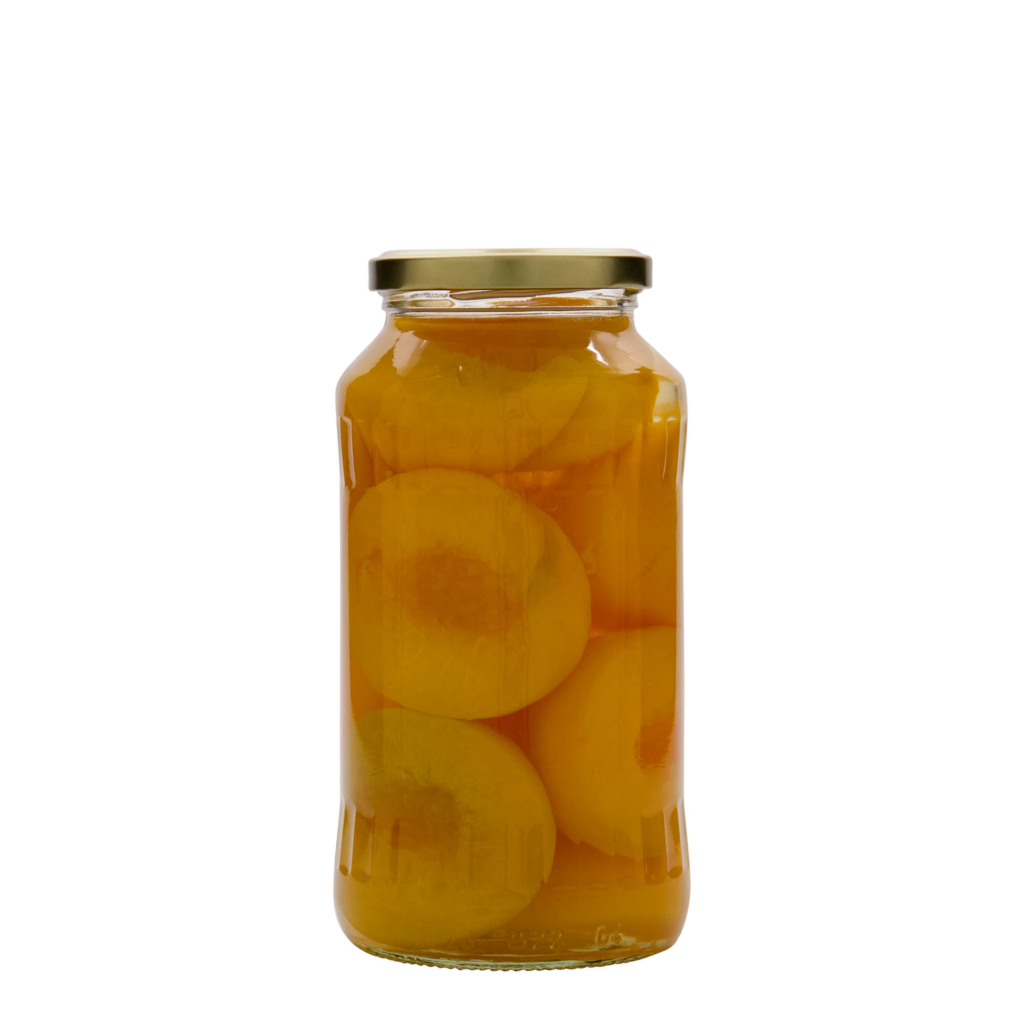 Gefacetteerde pot, 720 ml, monding: twist-off (TO 66) Gefacetteerde pot, 720 ml, monding: twist-off (TO 66)