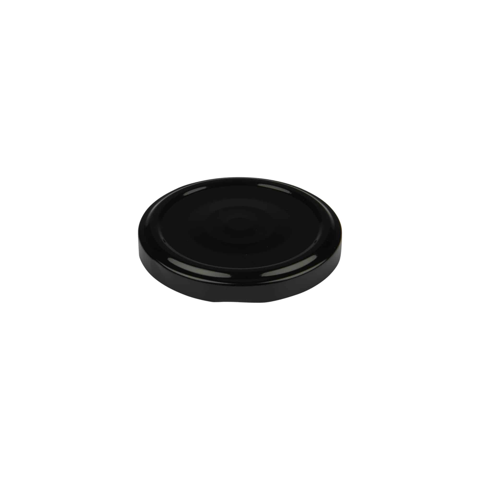 Couvercle Twist-Off, fer blanc, noir, pour bouchage: TO 66