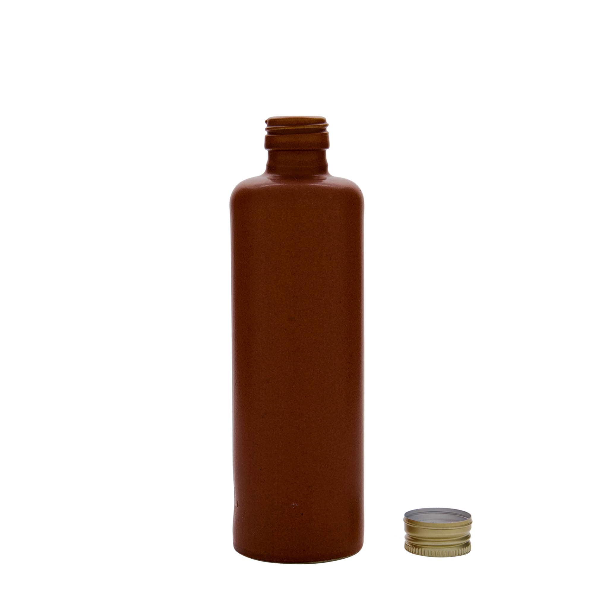 Chope en terre cuite 350 ml, grès, rouge-brun, bouchage: PP 31,5