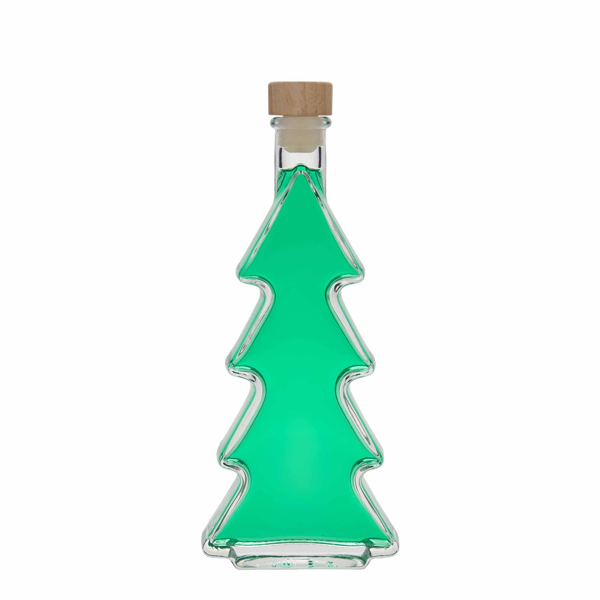 Bouteille en verre 200 ml 'Sapin', bouchage: bouchon