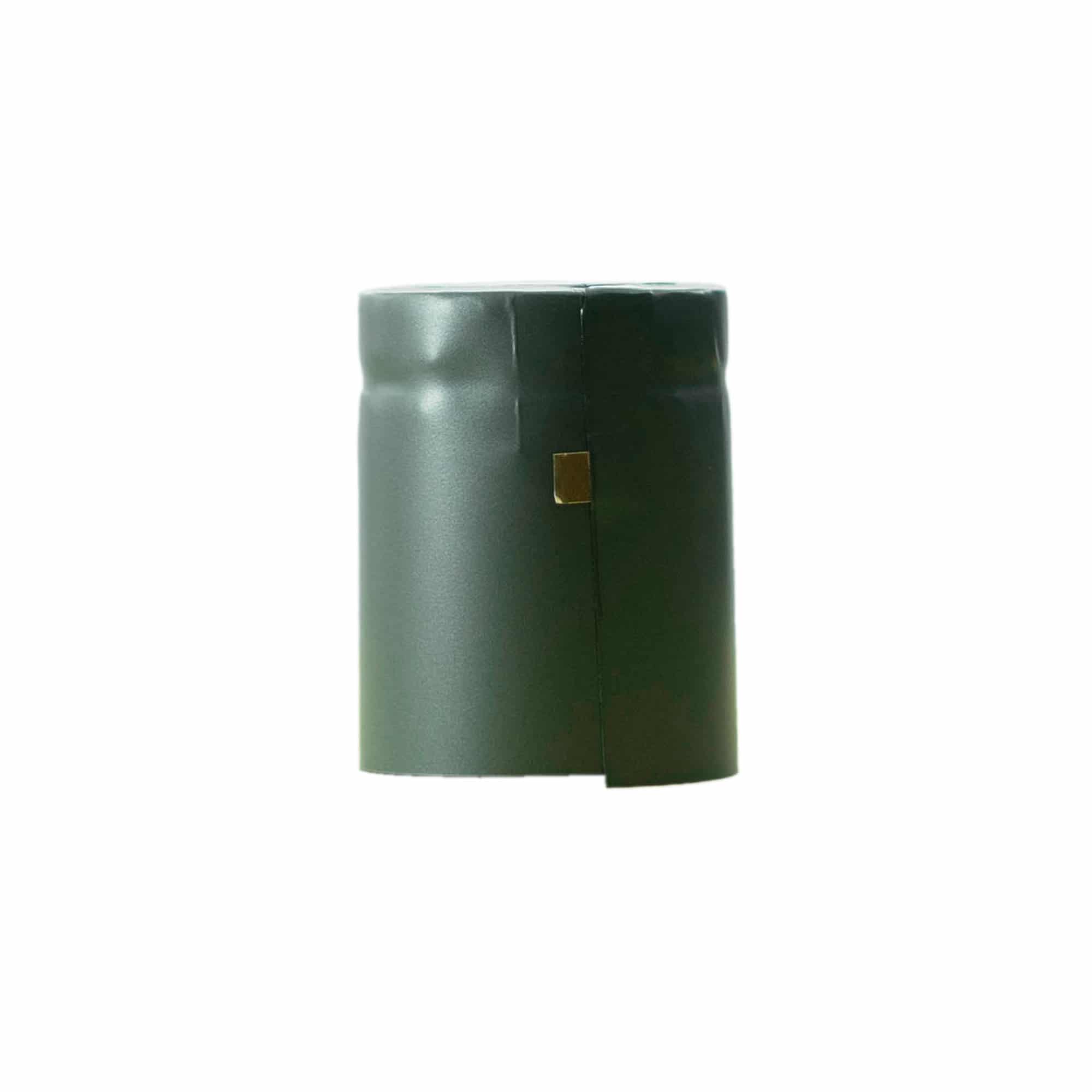 Krimpcapsule 32x41, pvc-kunststof, antraciet Krimpcapsule 32x41, pvc-kunststof, antraciet