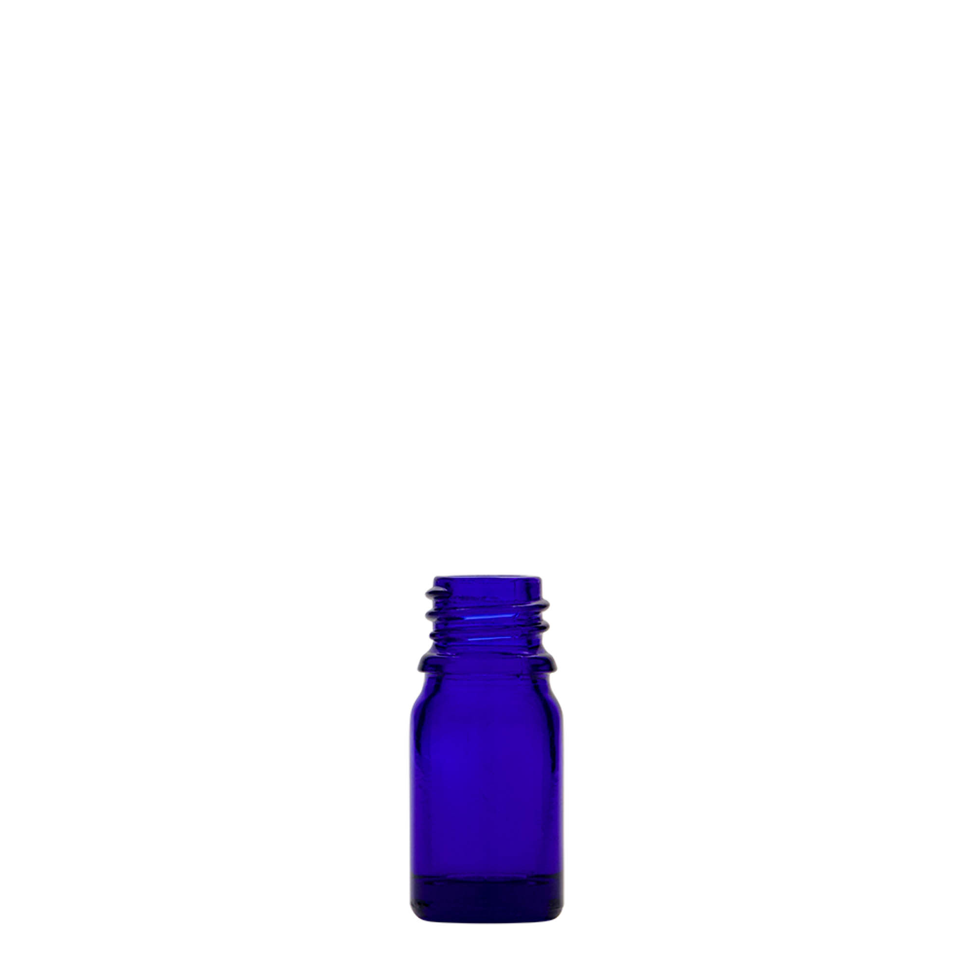 Flacon pharmaceutique 5 ml , verre, bleu roi, bouchage: DIN 18 Flacon pharmaceutique 5 ml , verre, bleu roi, bouchage: DIN 18