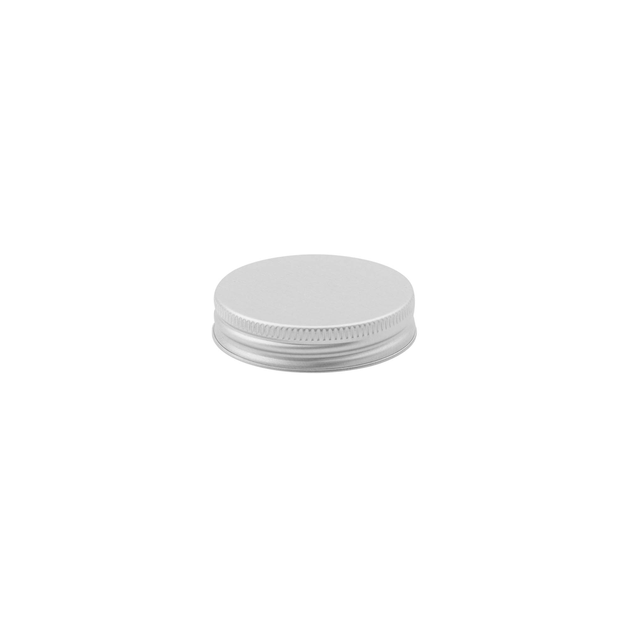 Schroefsluiting, metaal, zilver, voor monding: 48/400