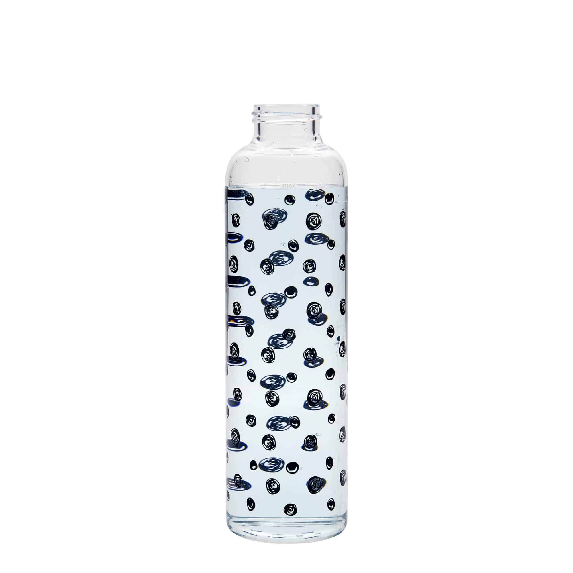 Drinkfles 'Perseus', 500 ml, motief: Zwarte stippen, monding: schroefsluiting Drinkfles 'Perseus', 500 ml, motief: Zwarte stippen, monding: schroefsluiting