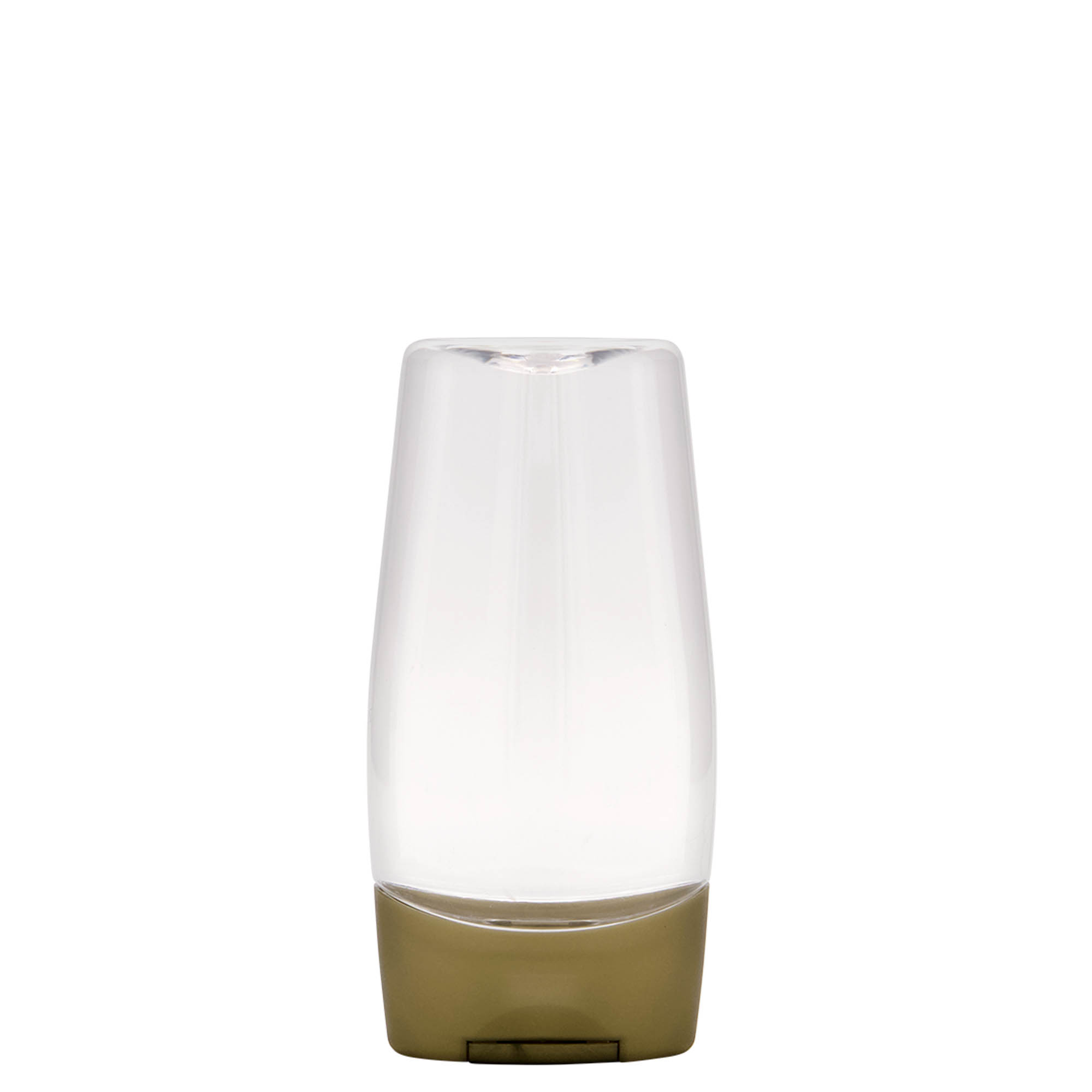 Bouteille en PET 200 ml 'Squeeze', ovale, plastique