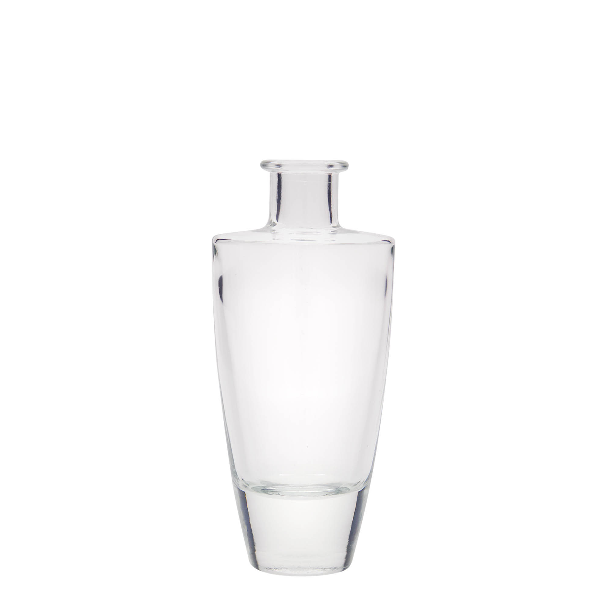 Glazen fles 'Vanessa', 200 ml, ovaal, monding: kurk