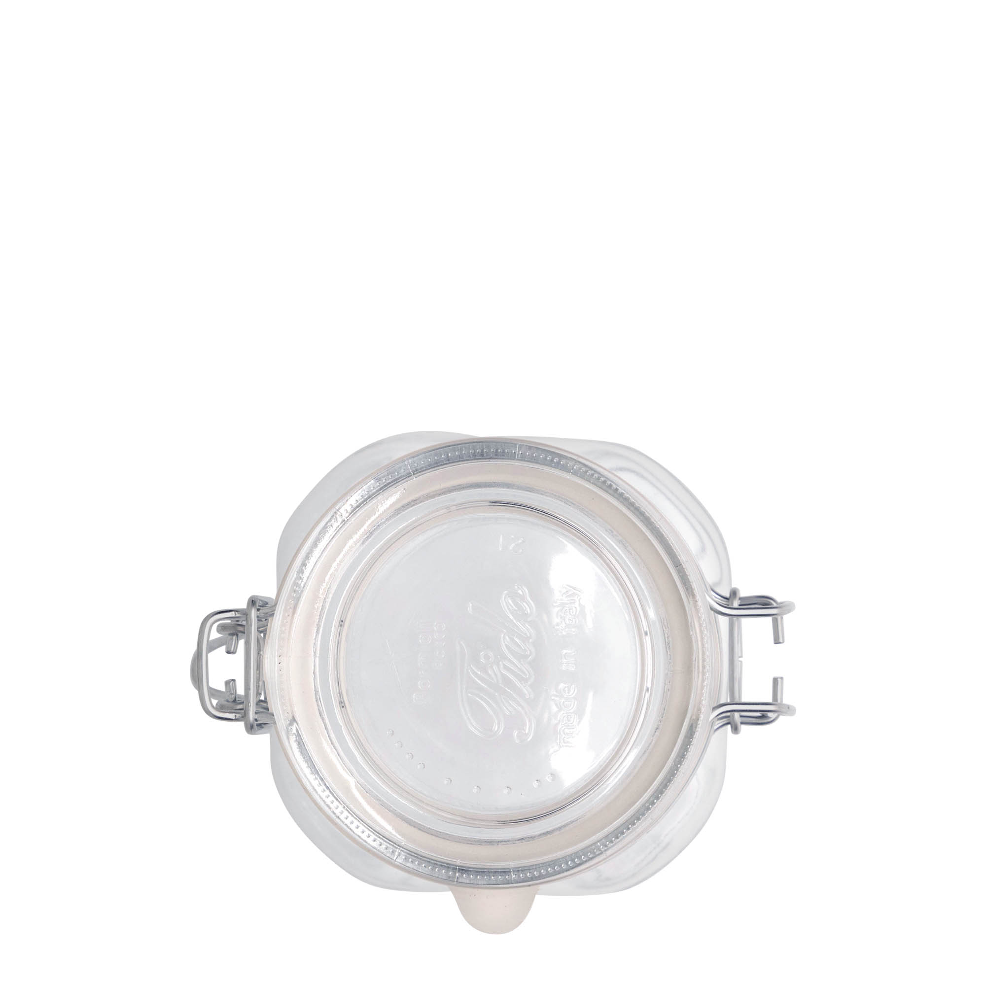 Pot met beugelsluiting 'Fido', 500 ml, vierkant, monding: beugelsluiting Pot met beugelsluiting 'Fido', 500 ml, vierkant, monding: beugelsluiting